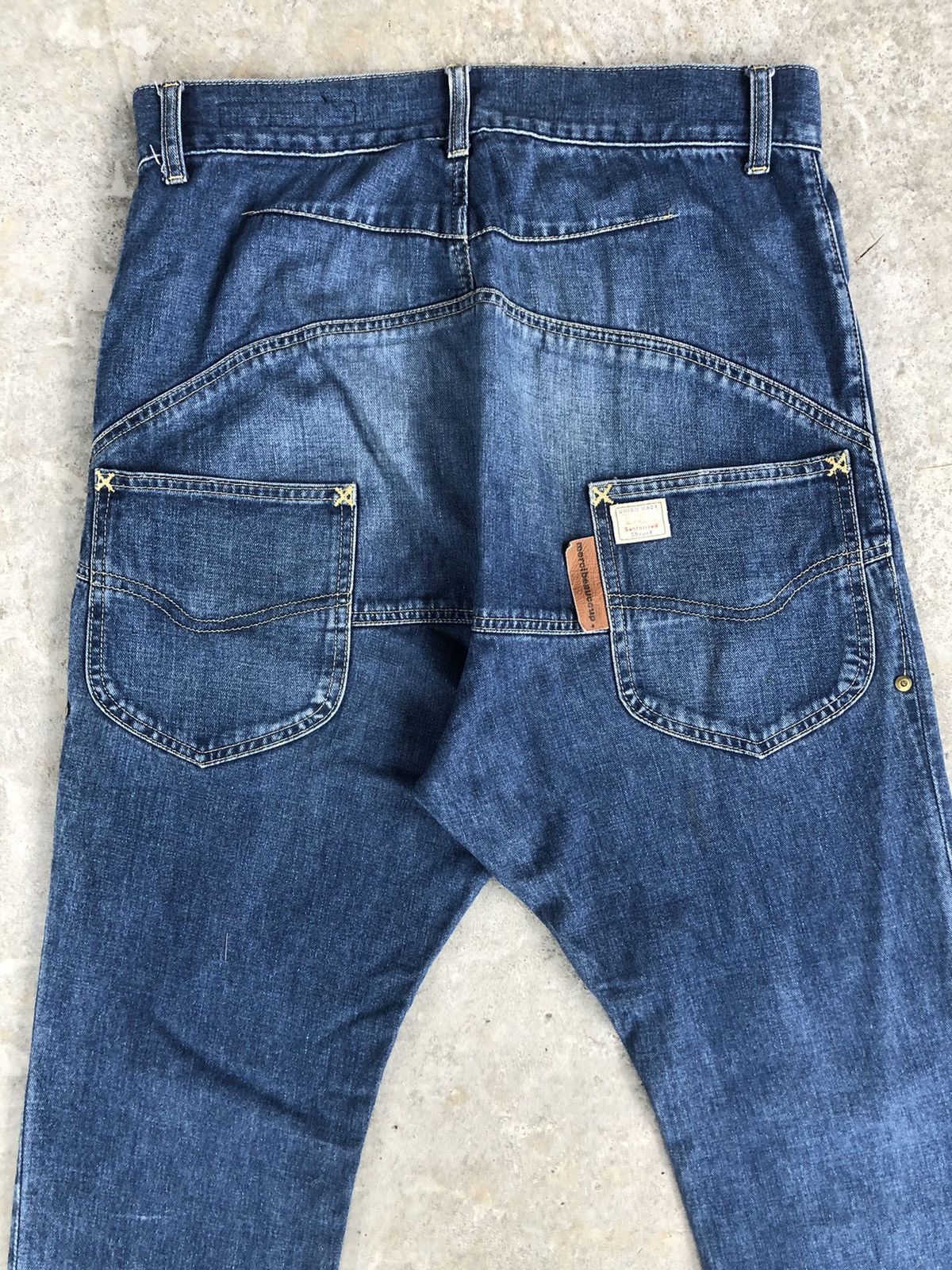 Issey Miyake Mercibeaucoup x Lee Distressed Jeans Issey Miyake Size US 33 - 8 Thumbnail