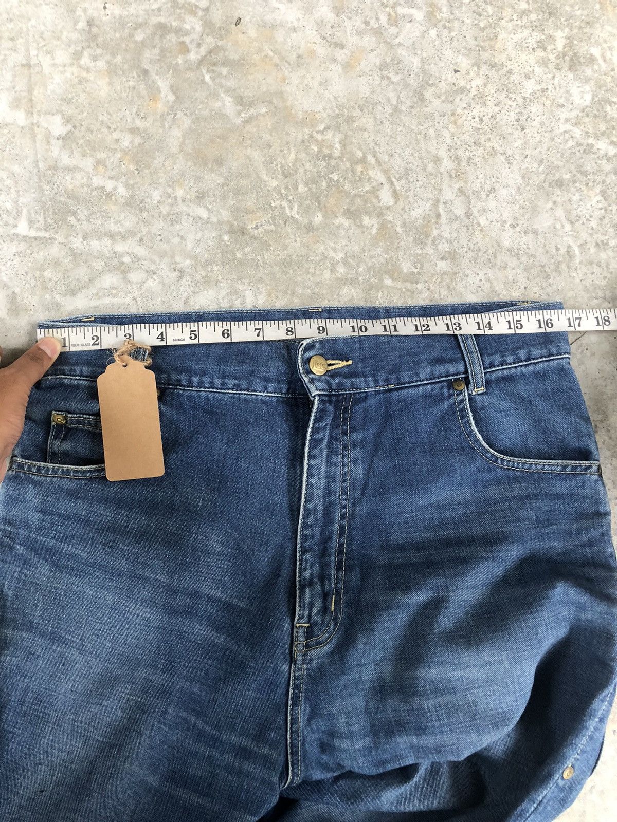 Issey Miyake Mercibeaucoup x Lee Distressed Jeans Issey Miyake Size US 33 - 18 Thumbnail
