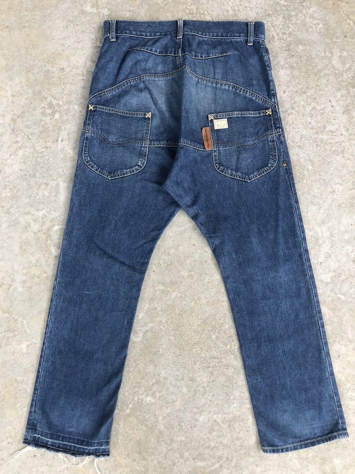 Issey Miyake Mercibeaucoup x Lee Distressed Jeans Issey Miyake Size US 33 - 2 Thumbnail