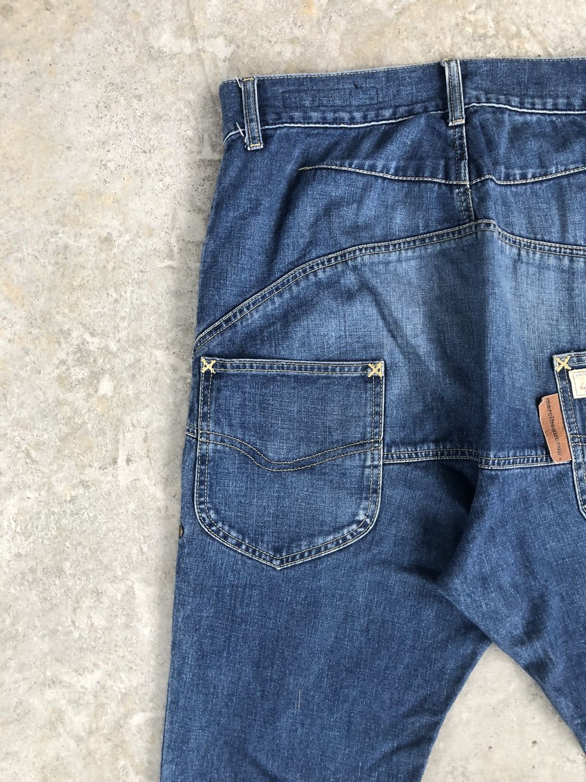Issey Miyake Mercibeaucoup x Lee Distressed Jeans Issey Miyake Size US 33 - 9 Thumbnail