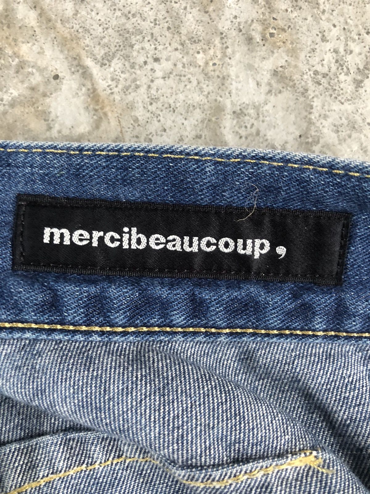Issey Miyake Mercibeaucoup x Lee Distressed Jeans Issey Miyake Size US 33 - 14 Thumbnail