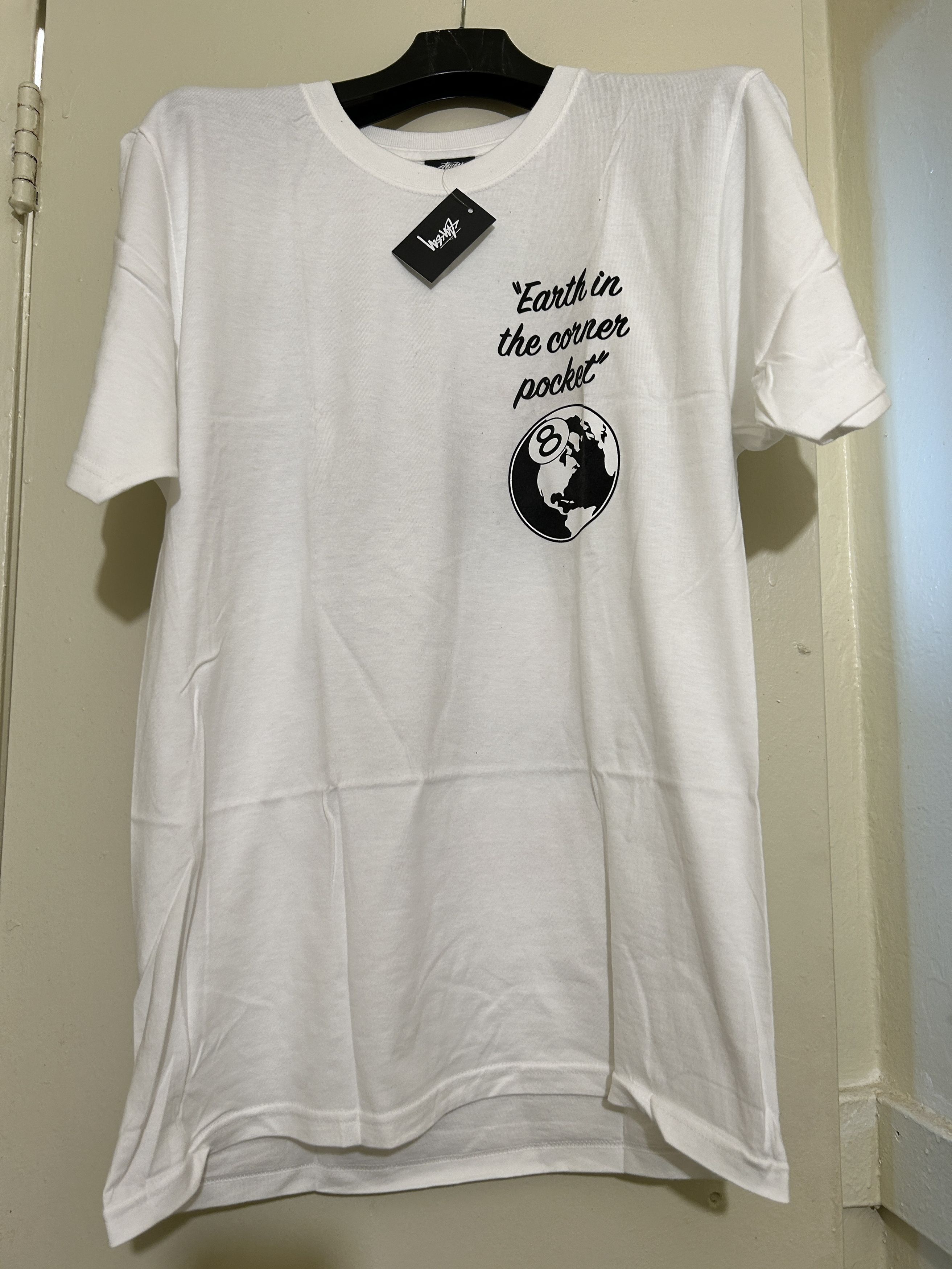 Dover Street Market × Stussy Stussy 40th Anniversary Earth In the Corner Pocket Tee 2020 Size US M / EU 48-50 / 2 - 2 Thumbnail