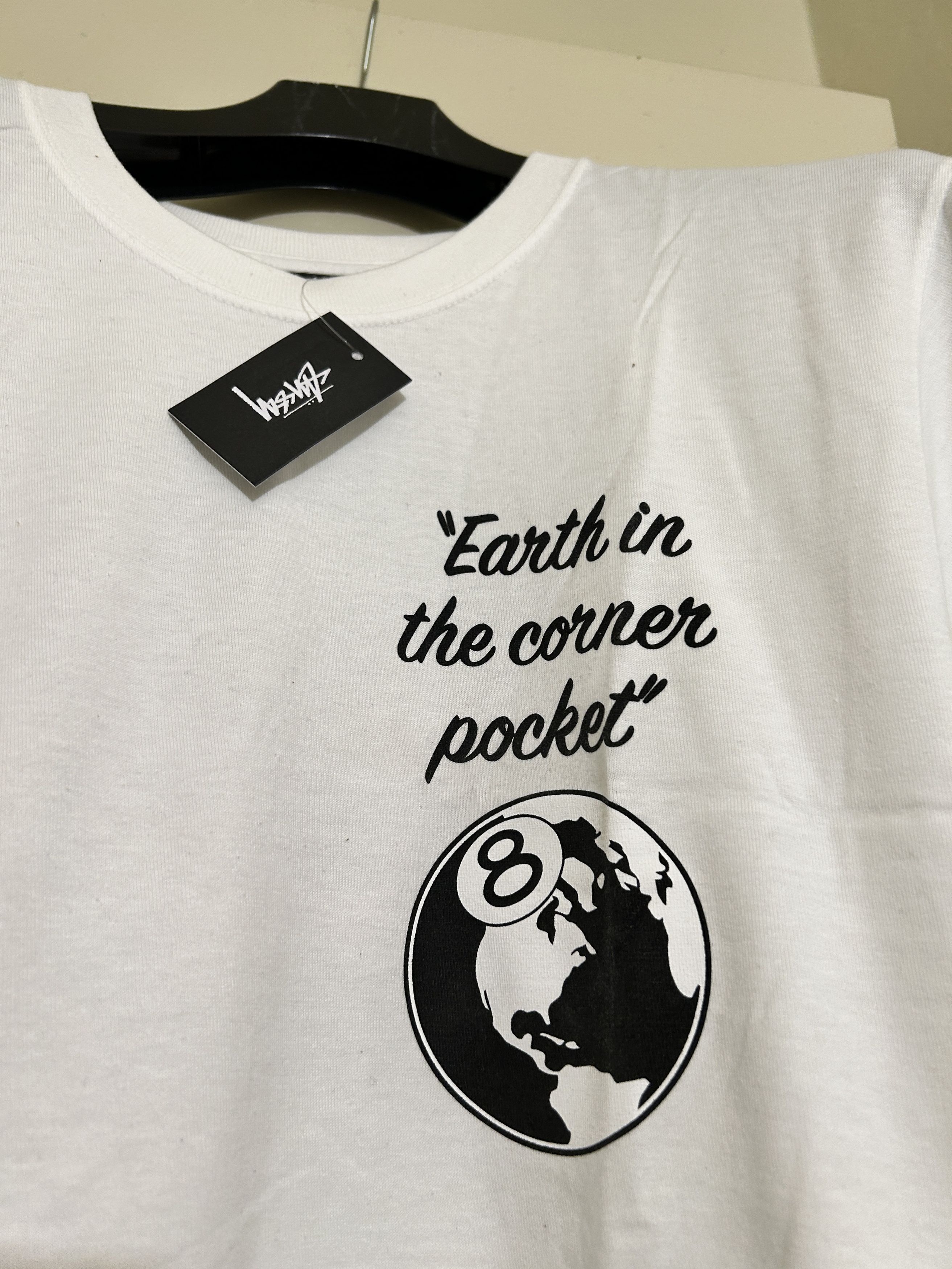 Dover Street Market × Stussy Stussy 40th Anniversary Earth In the Corner Pocket Tee 2020 Size US M / EU 48-50 / 2 - 3 Thumbnail
