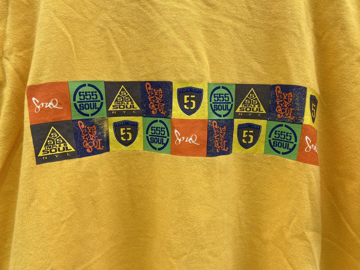 Triple 5 Soul × Vintage Vtg TRIPLE FIVE SOUL T-Shirt 555 Nyc Usa t-shirt Size US L / EU 52-54 / 3 - 3 Thumbnail