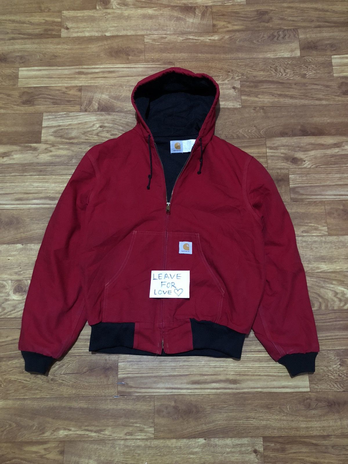 90's Carhartt Active Jacket J03 RED - メルカリ