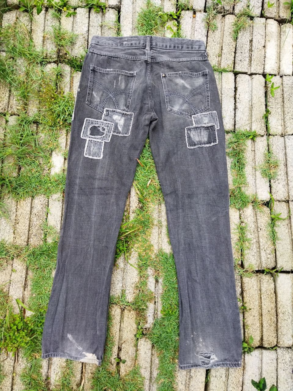 Japanese Brand Vintage Avail Japan Patches Distressed Jeans Size US 32 / EU 48 - 8 Thumbnail