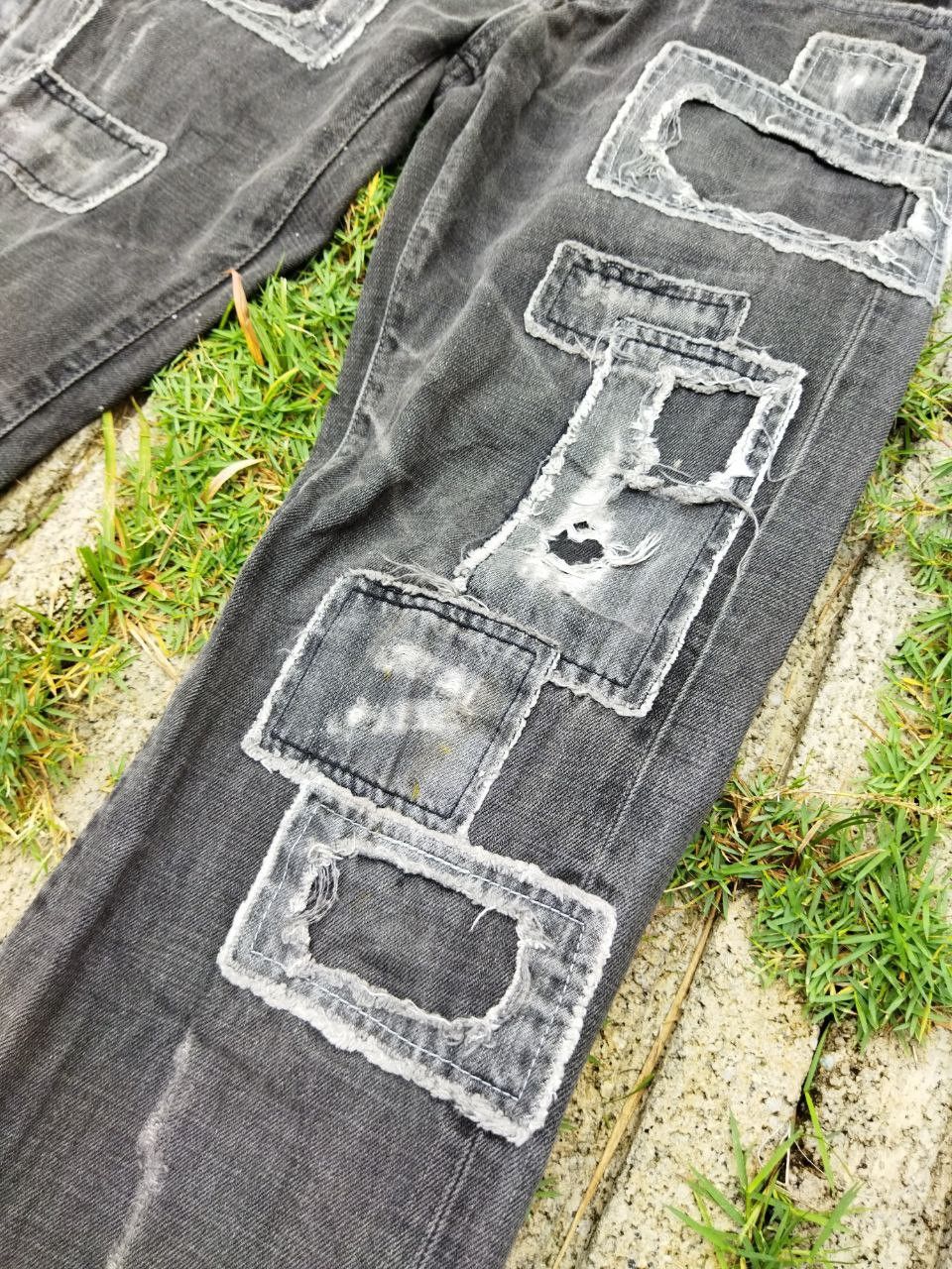Japanese Brand Vintage Avail Japan Patches Distressed Jeans Size US 32 / EU 48 - 6 Thumbnail