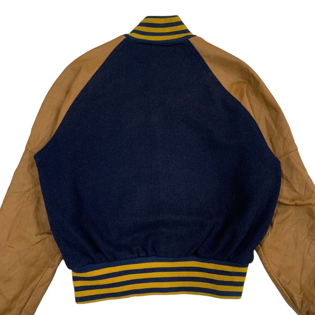 Vintage Vintage 90s Larry Black Letterman Varsity Jacket Size M / US 6-8 / IT 42-44 - 12 Thumbnail