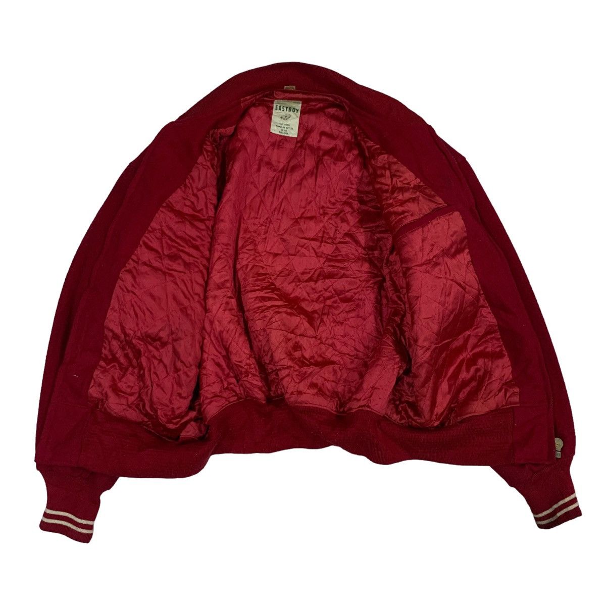 Japanese Brand Vintage Eastboy Embroidery Logo Wool Varsity Jacket Size US M / EU 48-50 / 2 - 3 Thumbnail