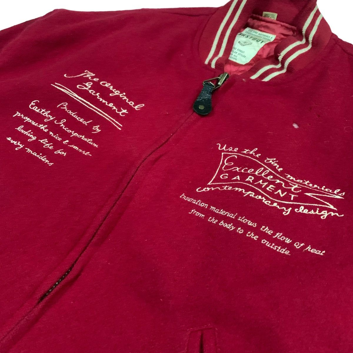 Japanese Brand Vintage Eastboy Embroidery Logo Wool Varsity Jacket Size US M / EU 48-50 / 2 - 7 Thumbnail