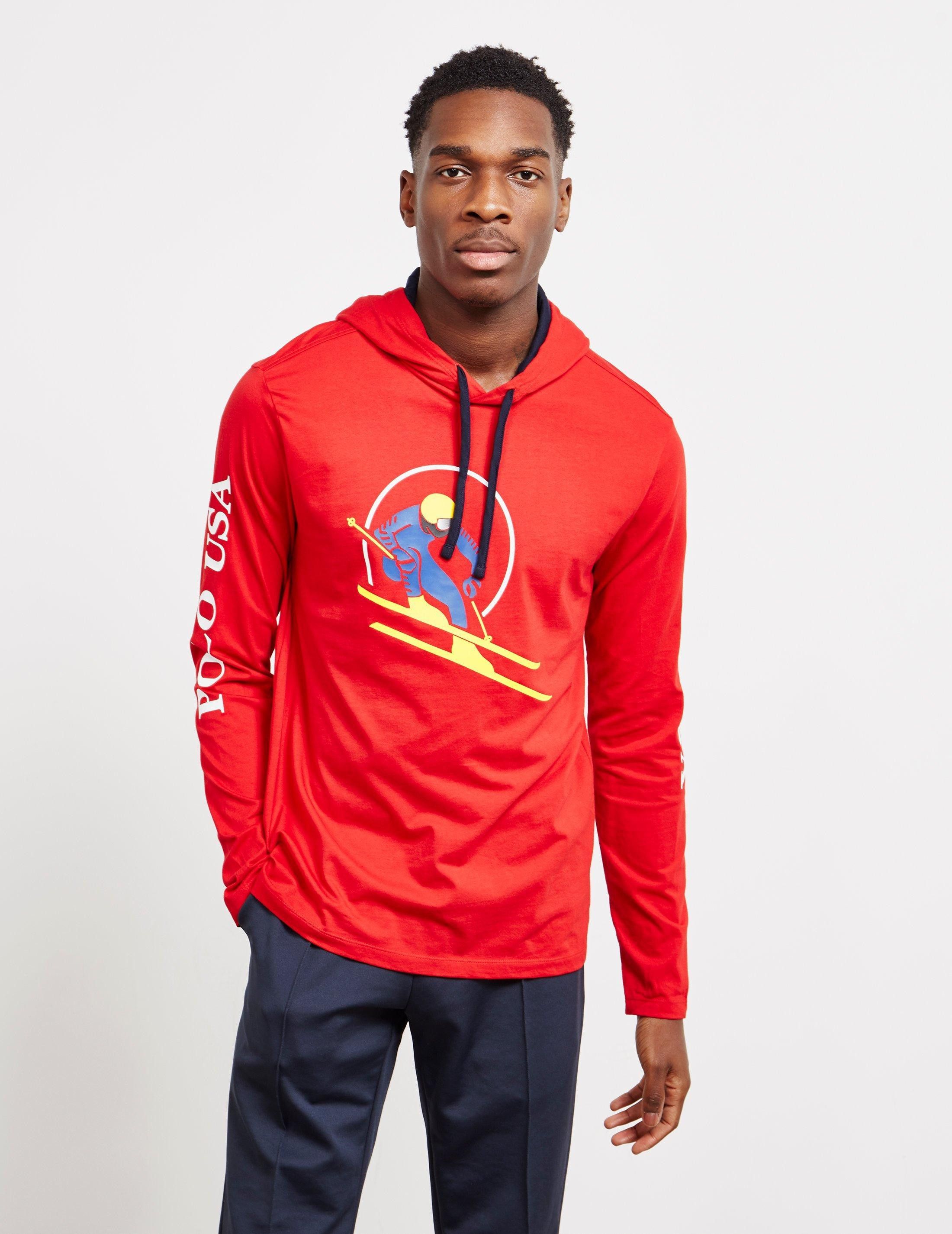 Polo Ralph Lauren Polo Ralph Lauren Polo Ski Skier POLO USA Hoodie XXL Size US XXL / EU 58 / 5 - 6 Thumbnail