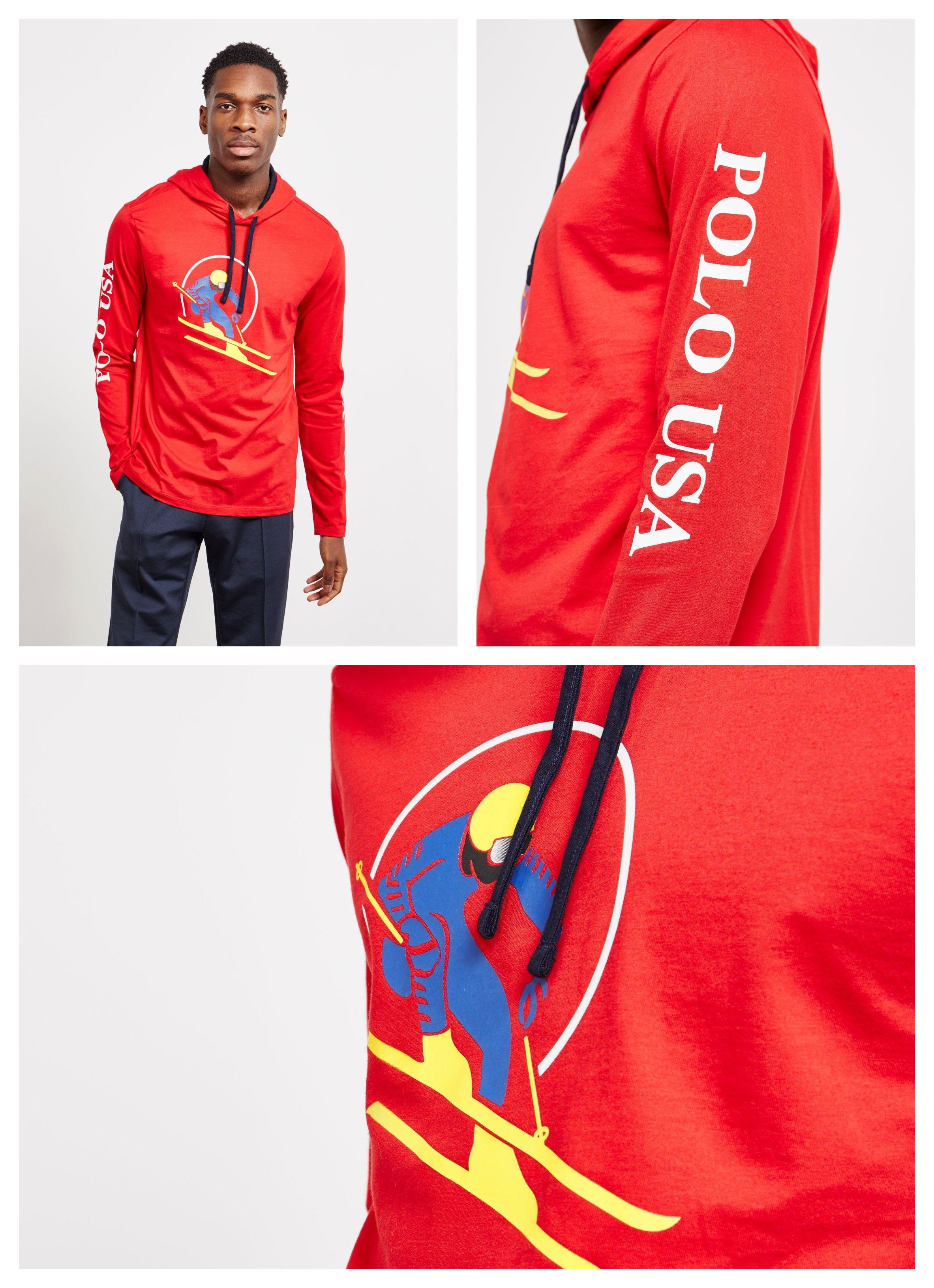 Polo Ralph Lauren Polo Ralph Lauren Polo Ski Skier POLO USA Hoodie XXL Size US XXL / EU 58 / 5 - 1 Thumbnail