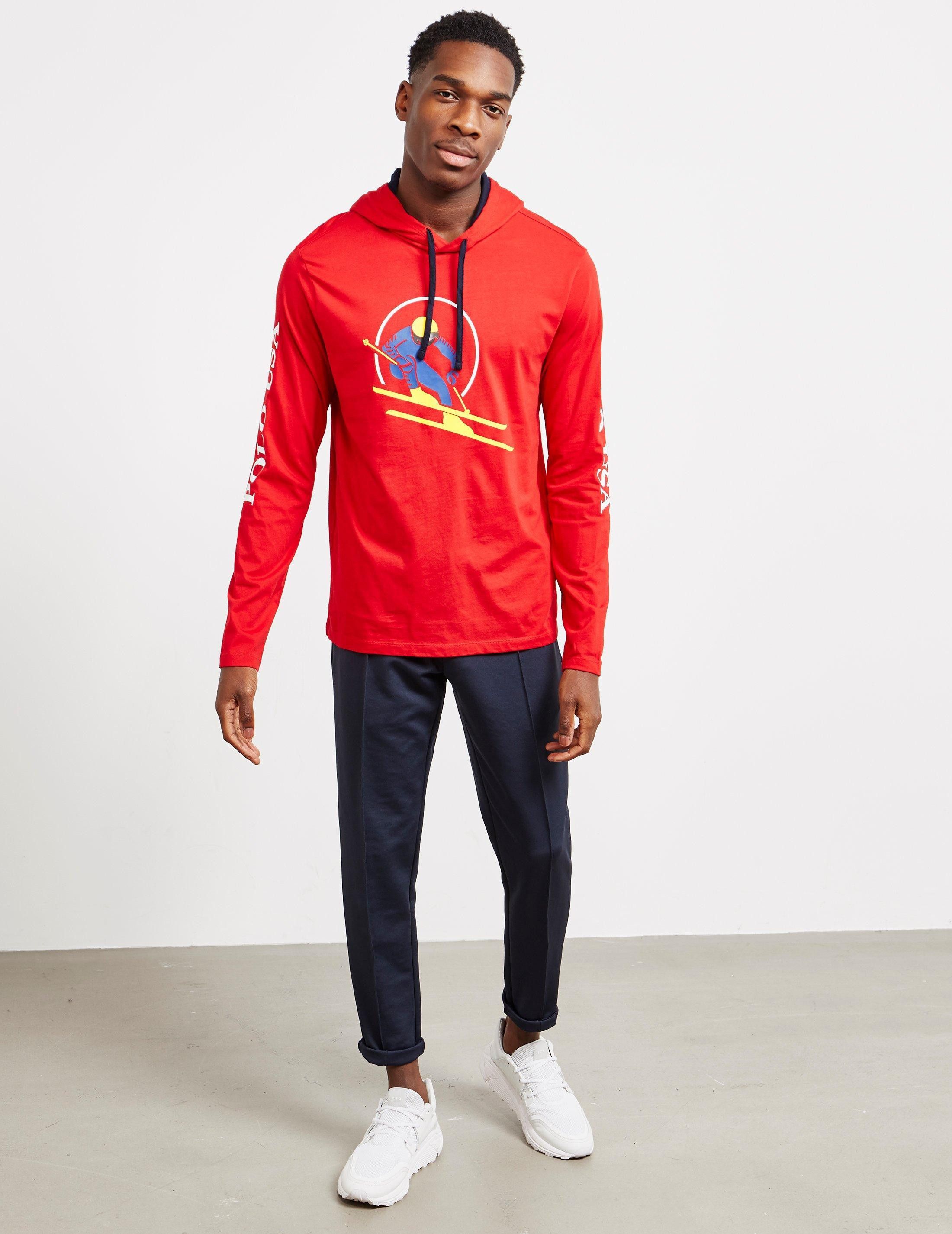 Polo Ralph Lauren Polo Ralph Lauren Polo Ski Skier POLO USA Hoodie XXL Size US XXL / EU 58 / 5 - 2 Thumbnail
