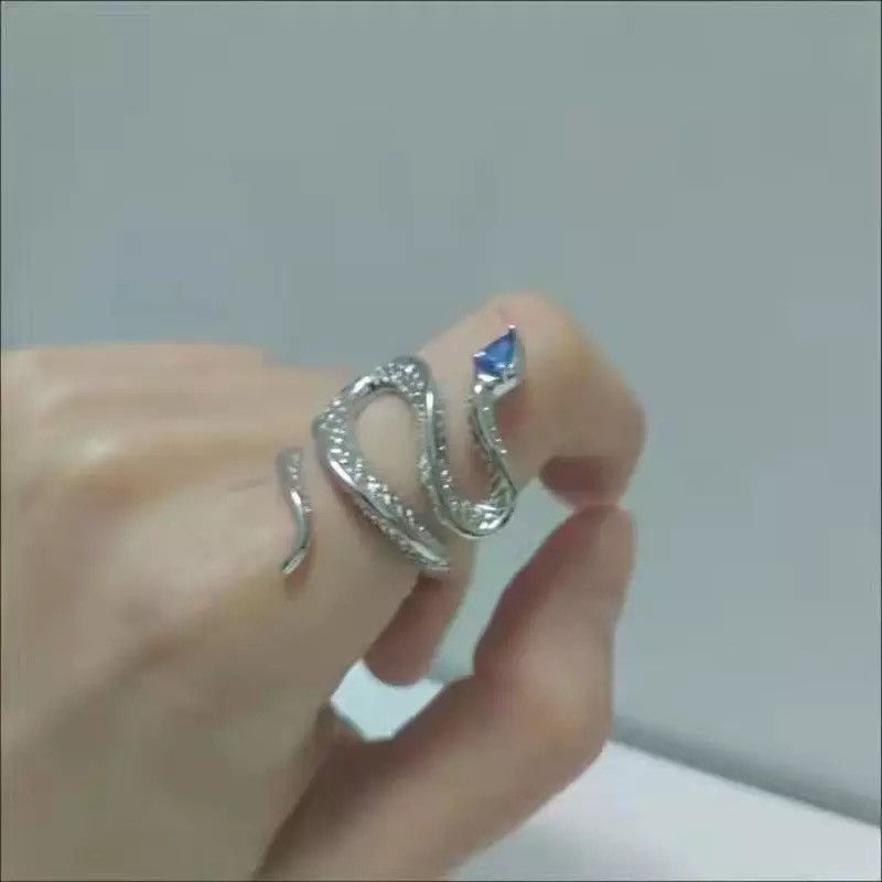 Jewelry × Vintage Exquisite Luxury Snake Adjustable Ring Size ONE SIZE - 3 Thumbnail