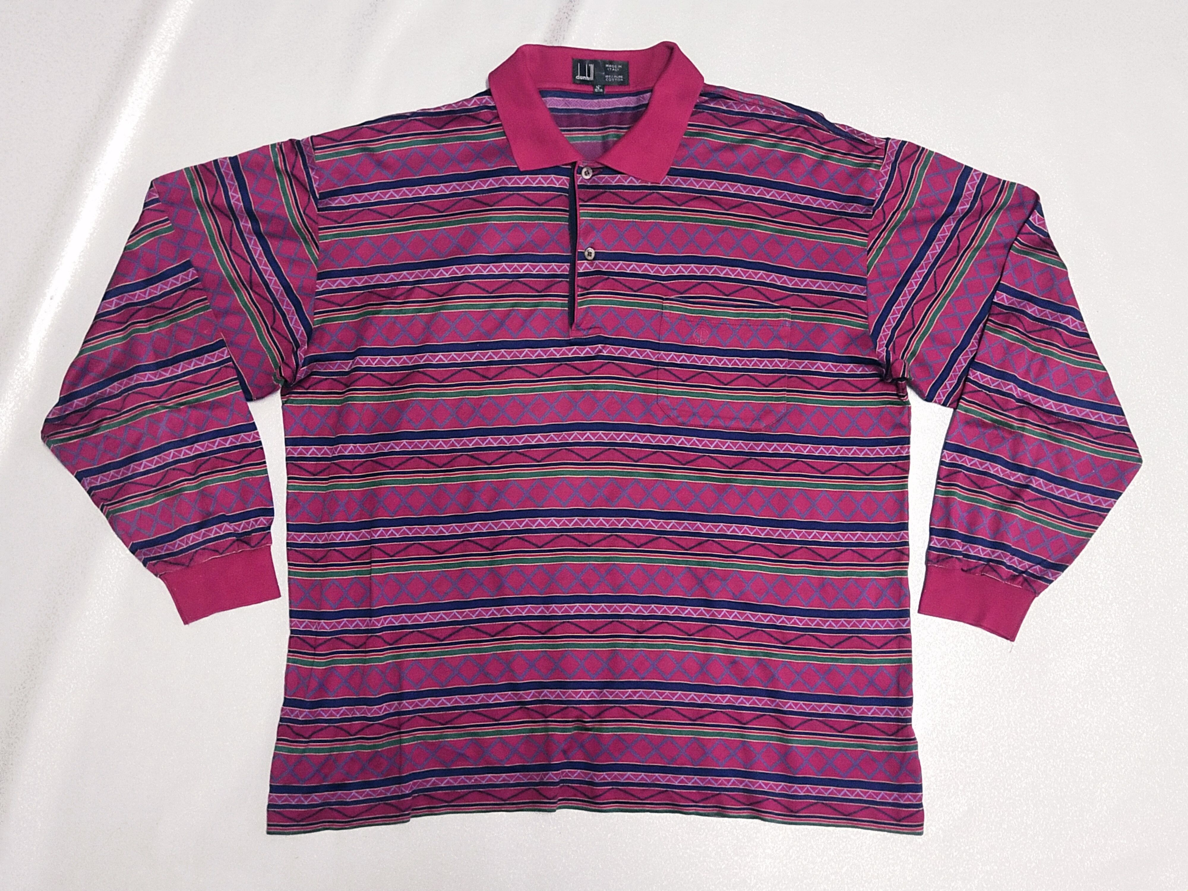 🔥 Vintage Dunhill Long Sleeve Made In Italy