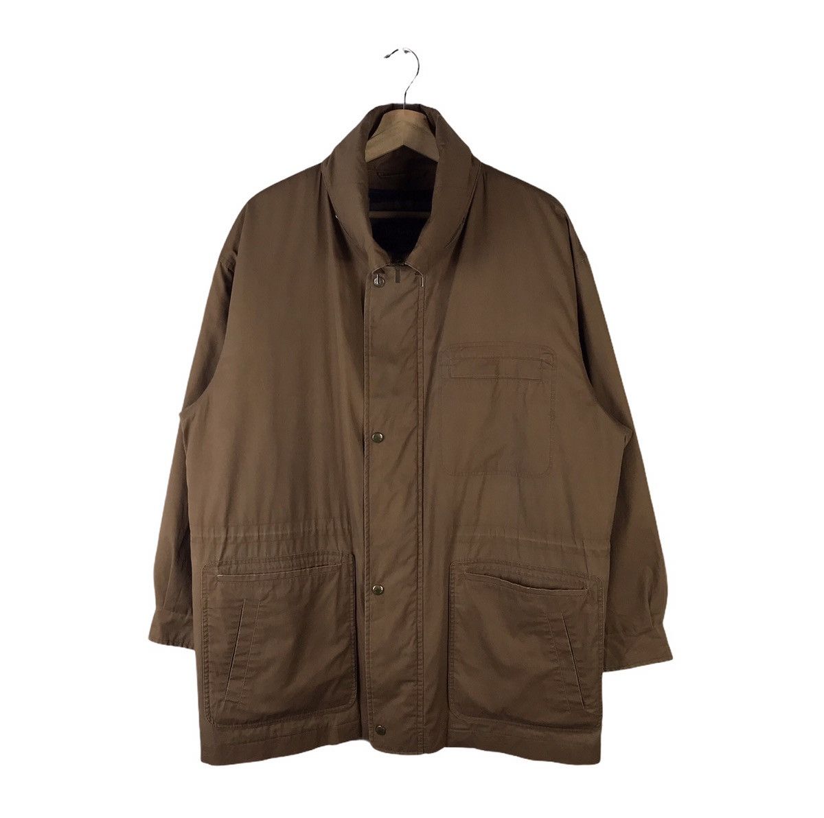 Burberry Vintage 80s Burberry nova check Hood Jacket Size US L / EU 52-54 / 3 - 1 Thumbnail