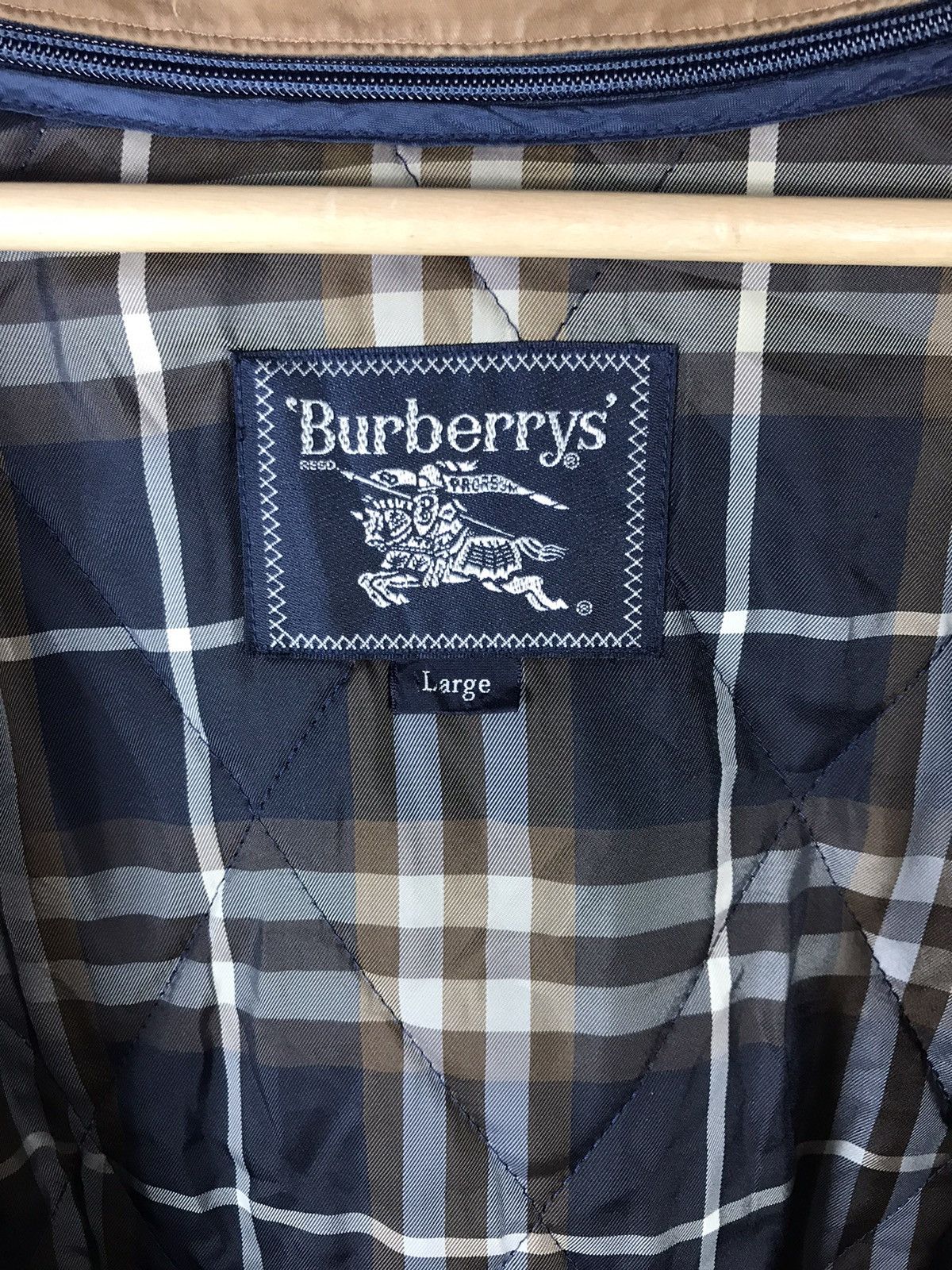 Burberry Vintage 80s Burberry nova check Hood Jacket Size US L / EU 52-54 / 3 - 2 Thumbnail
