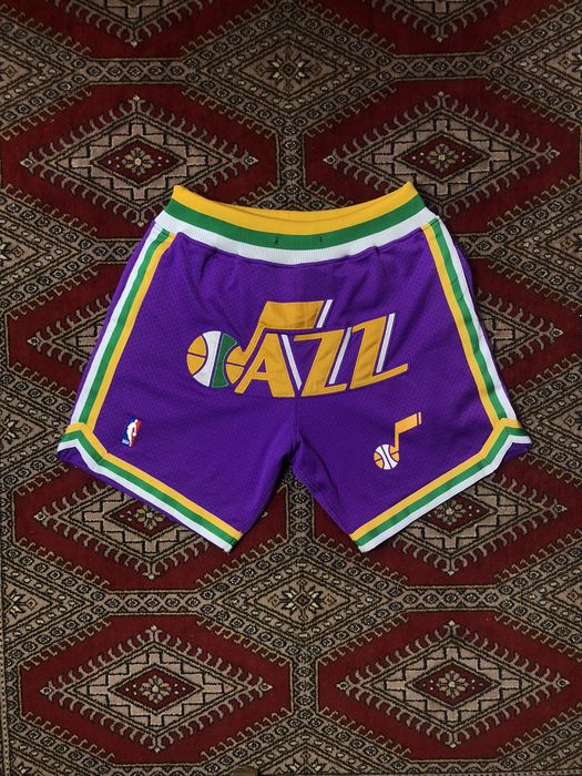 Just Don, Shorts, 9394 Throwback Utah Jazz Just Don Shorts