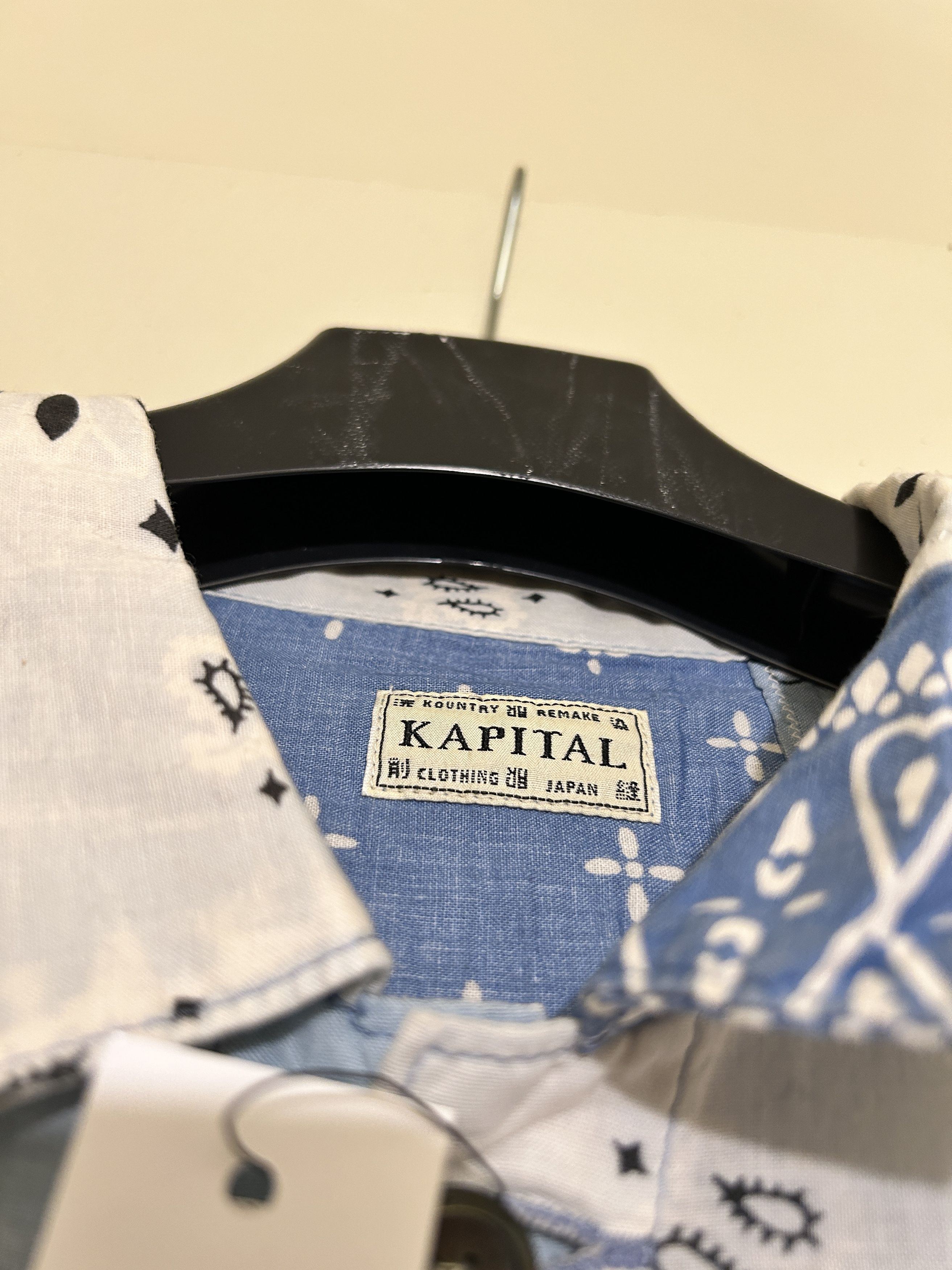 Kapital Kapital Kountry Patchwork Bandana Shirt Blue Size 5 Size US XL / EU 56 / 4 - 3 Thumbnail