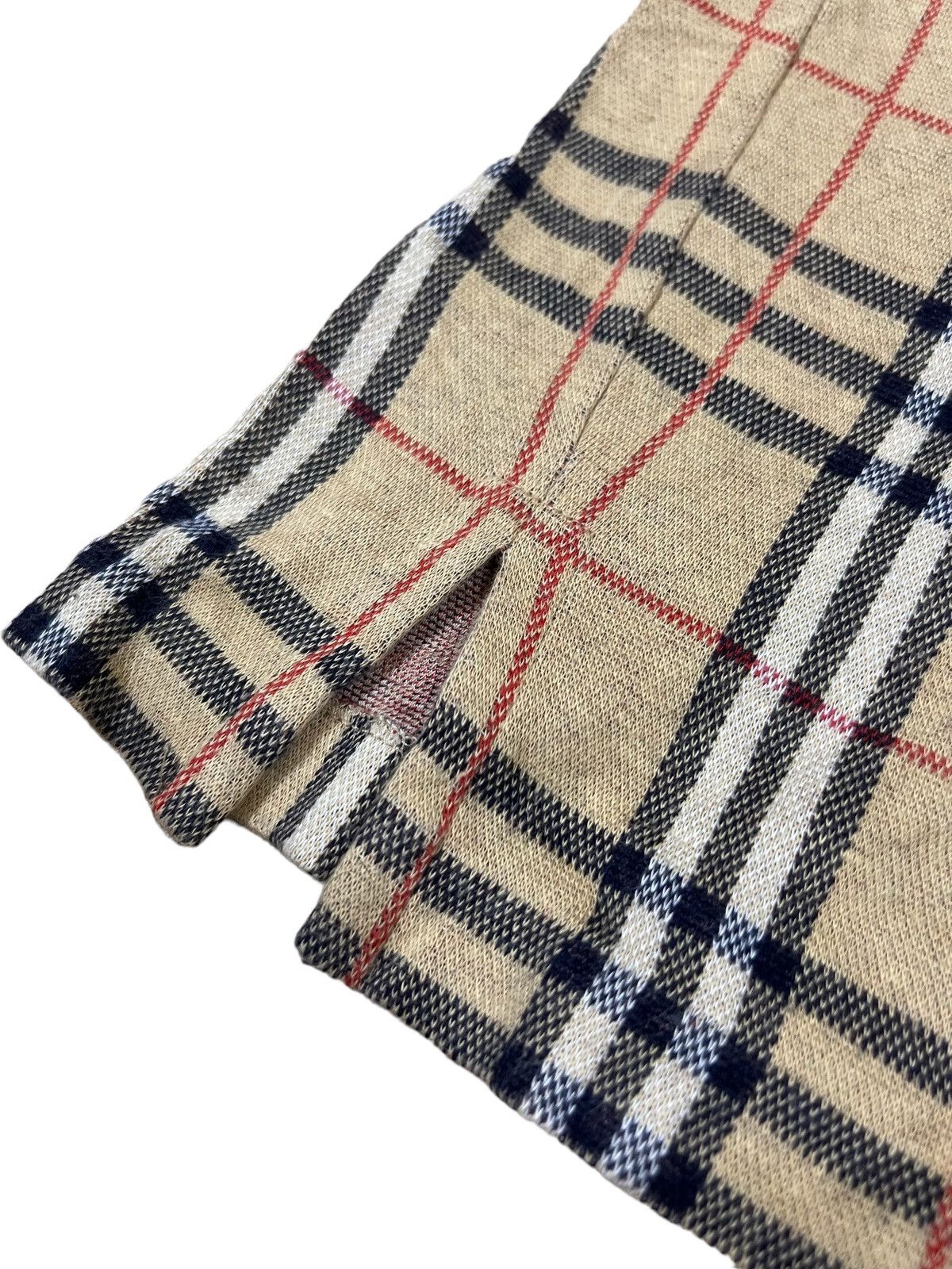 Burberry 1980s Burberrys 🏴󠁧󠁢󠁥󠁮󠁧󠁿 Brown Nova Checked Polo Shirt Size US M / EU 48-50 / 2 - 5 Thumbnail