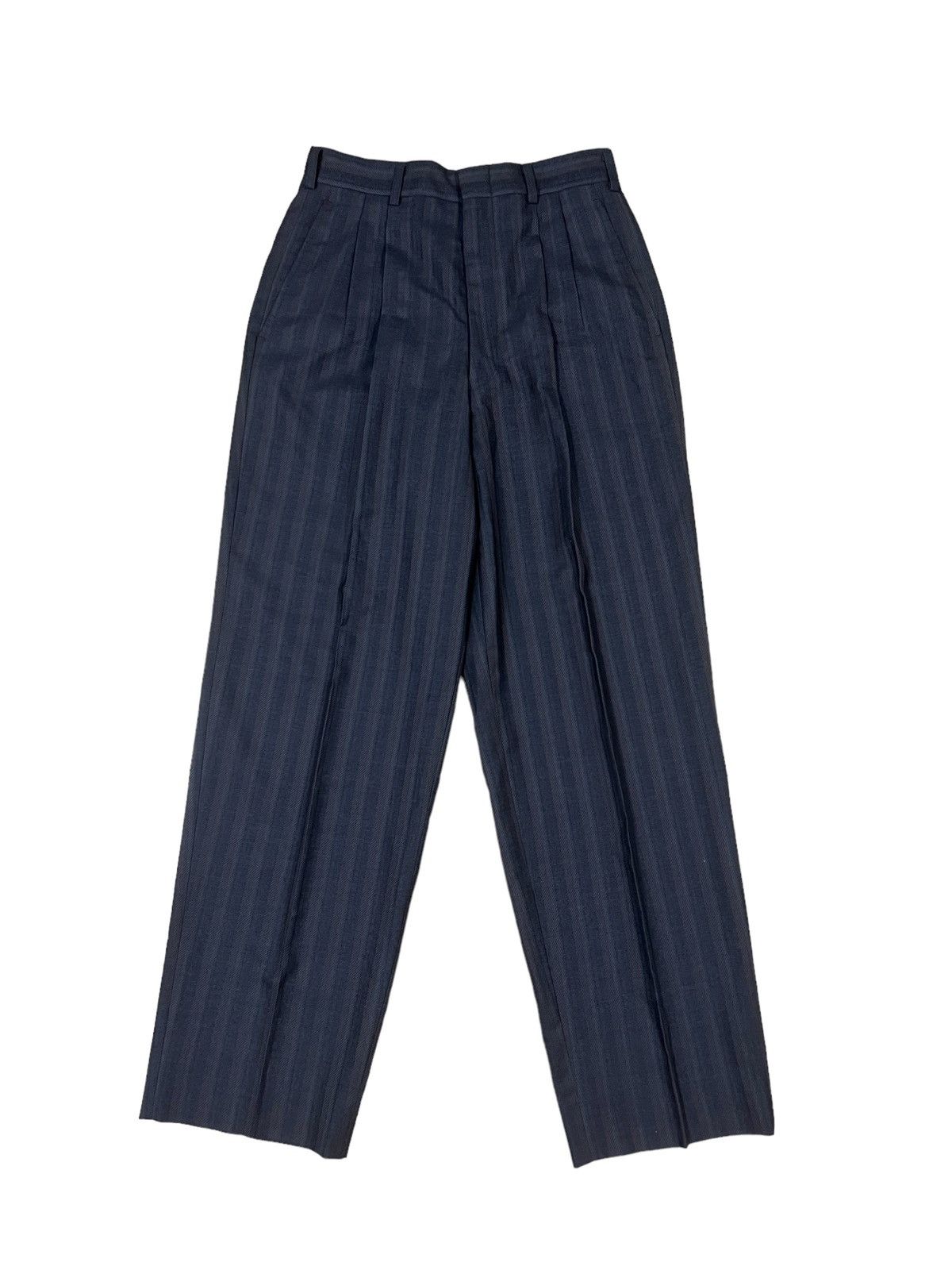 Comme des Garcons Homme GRAIL🔥80s Comme des Garçons Homme Checked 🎈Gabardine Pants Size US 28 / EU 44 - 3 Thumbnail