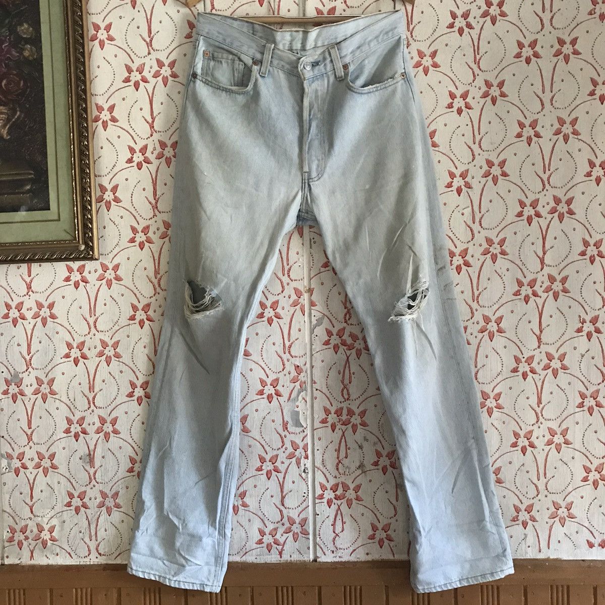 Japanese Brand Vintage Levis 501 x Kastane Reconstruction Jeans Size US 33 - 2 Thumbnail
