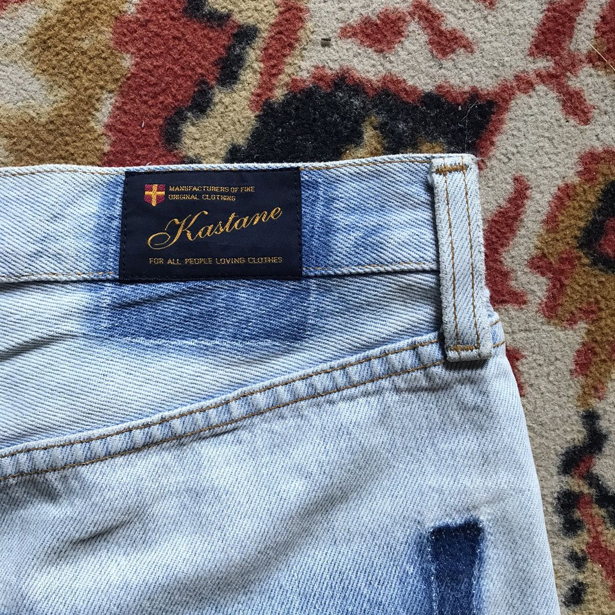 Japanese Brand Vintage Levis 501 x Kastane Reconstruction Jeans Size US 33 - 8 Thumbnail