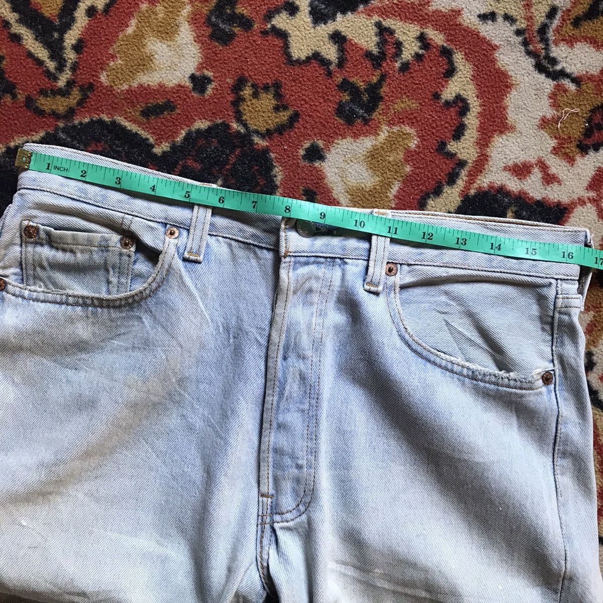Japanese Brand Vintage Levis 501 x Kastane Reconstruction Jeans Size US 33 - 11 Thumbnail