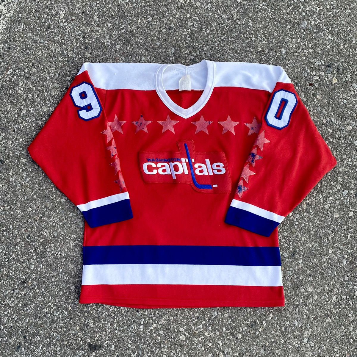 CCM  JOE JUNEAU Washington Capitals 1997 Vintage NHL Hockey Jersey
