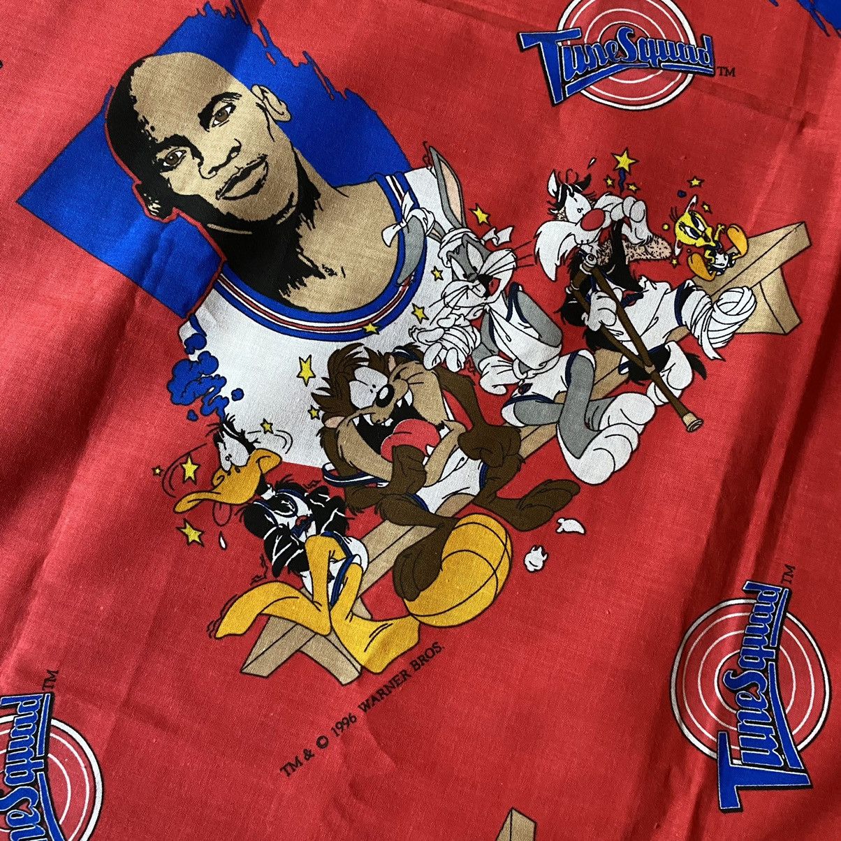 Jordan Brand × Vintage Vintage 1996 space jam fabric poster all characters in movie Size ONE SIZE - 3 Thumbnail