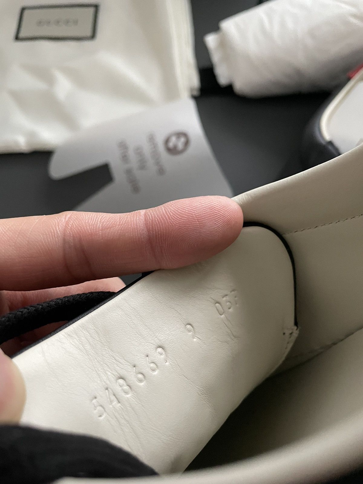 Gucci Rare Brand New Limited Edition Panther Leather ACE Sneaker Size US 10 / EU 43 - 6 Thumbnail