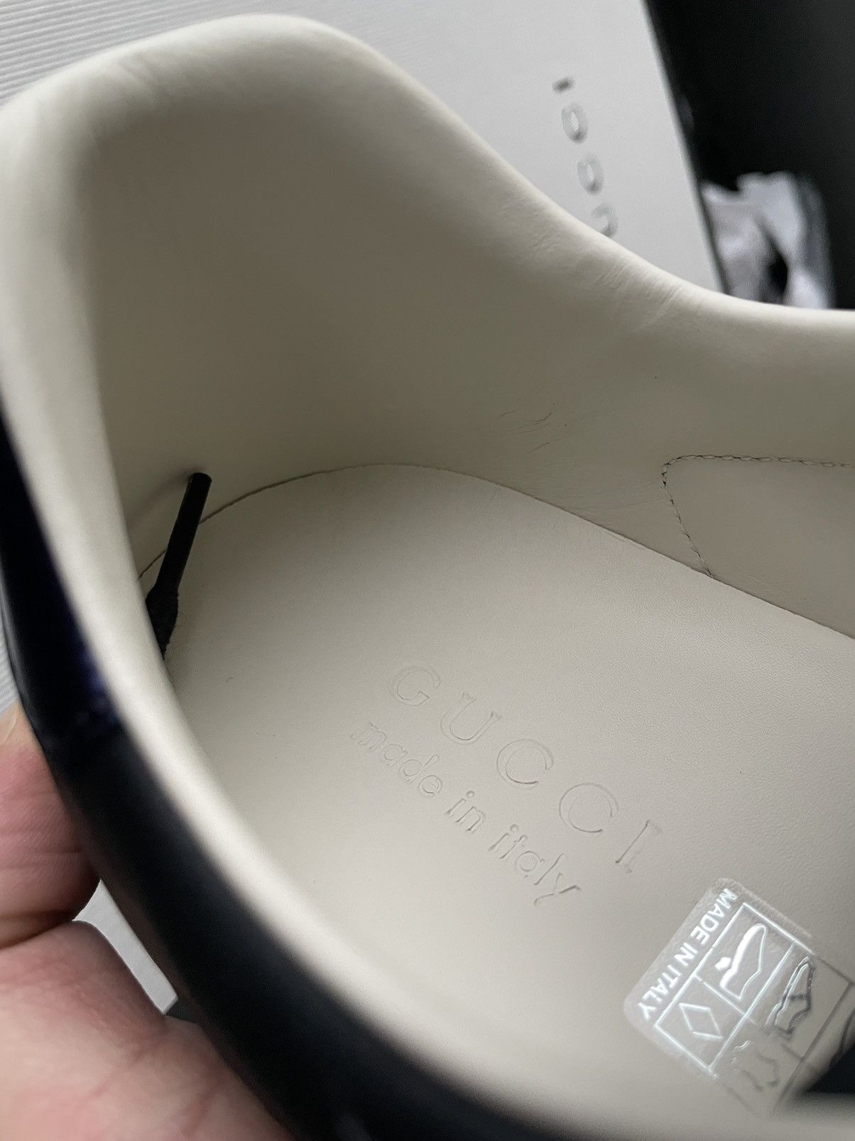 Gucci Rare Brand New Limited Edition Panther Leather ACE Sneaker Size US 10 / EU 43 - 12 Thumbnail