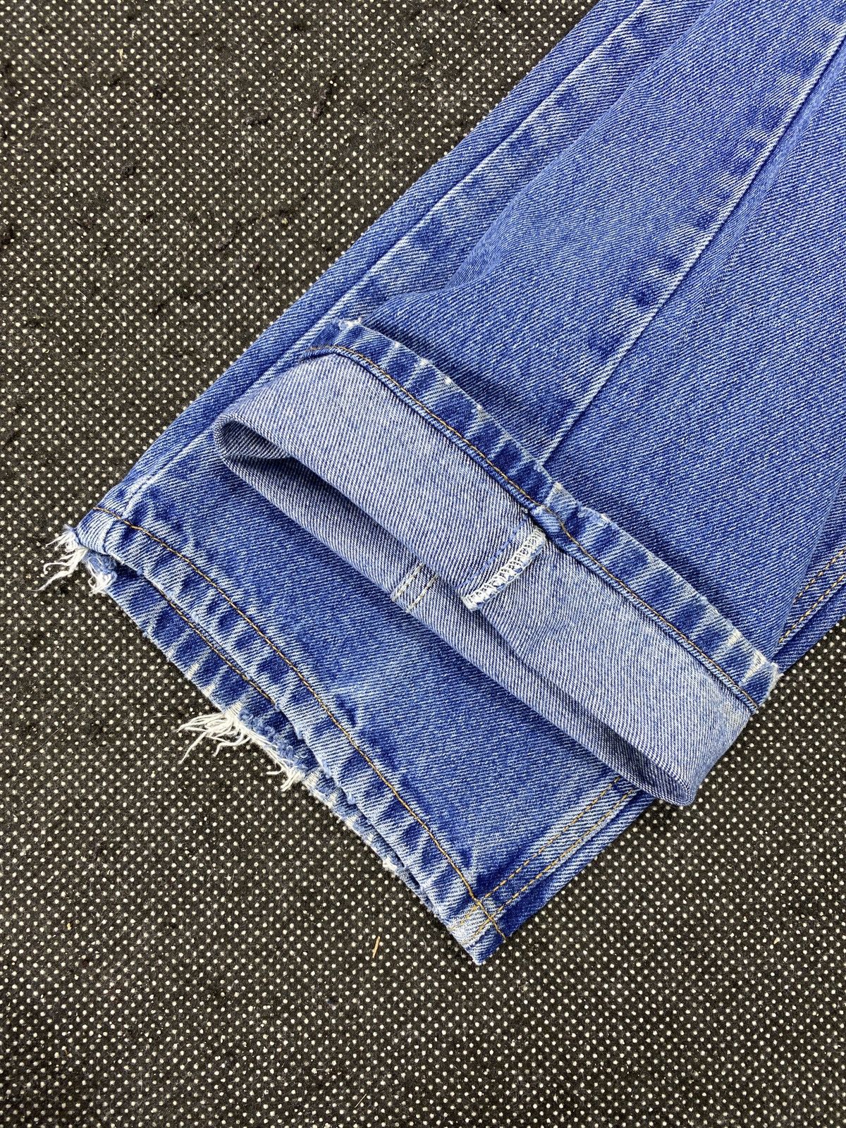 Jean VINTAGE LEVIS ORANGE TAB BLUE WASH JEANS - J499 Size 36" / US 14 / IT 50 - 8 Thumbnail
