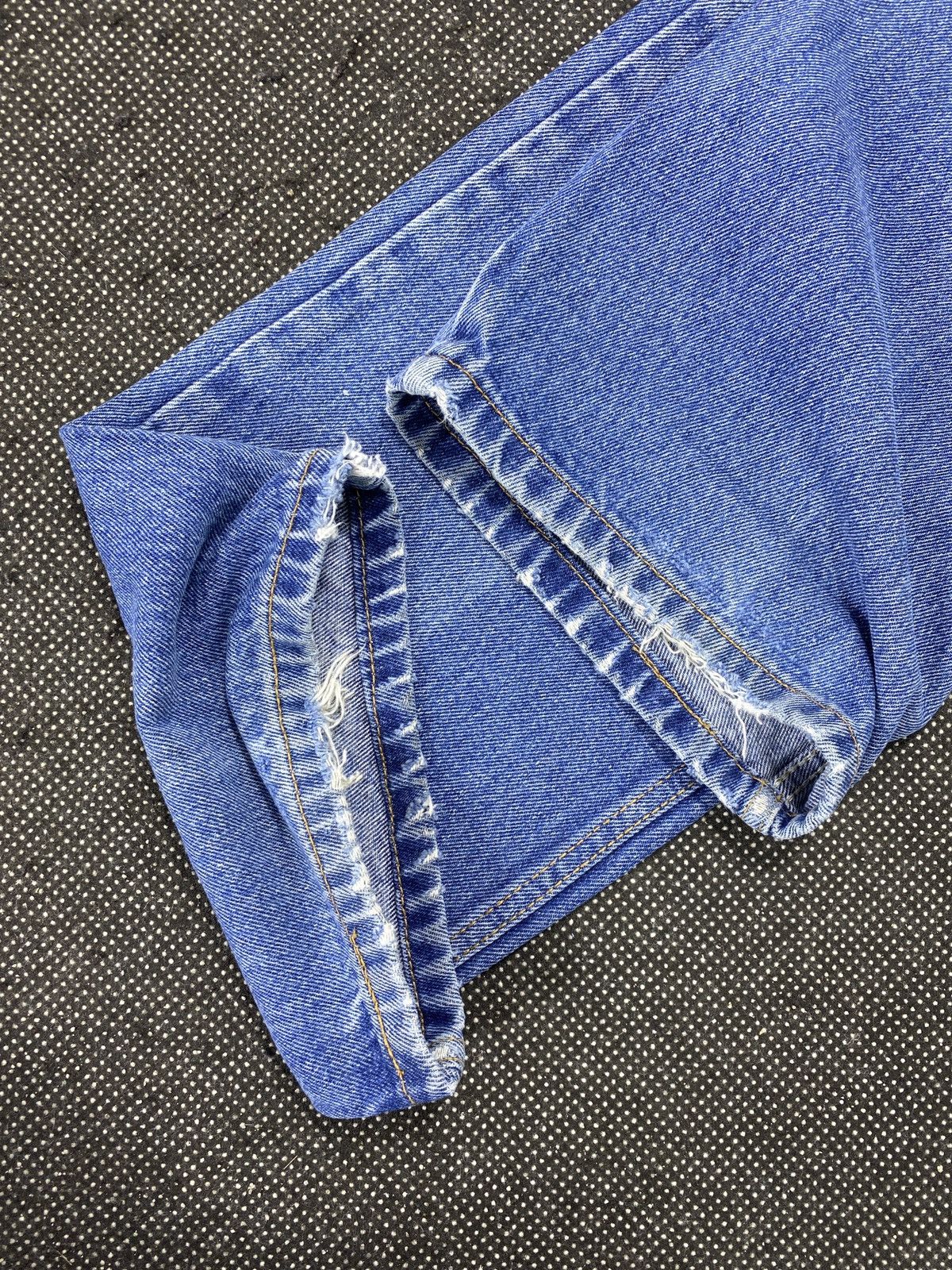 Jean VINTAGE LEVIS ORANGE TAB BLUE WASH JEANS - J499 Size 36" / US 14 / IT 50 - 9 Thumbnail