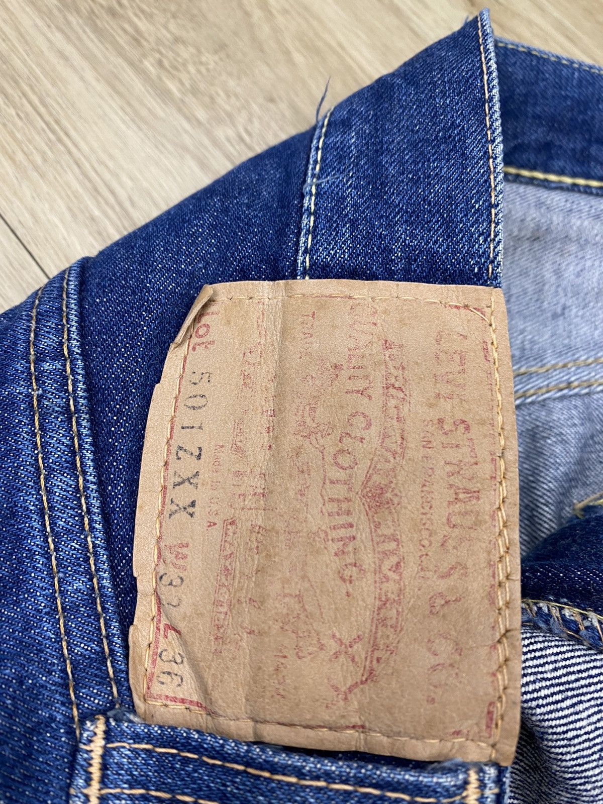 Levi's × Levi's Vintage Clothing × Vintage size 31 vintage levi's 50s 501ZXX Redline Size US 31 - 6 Thumbnail