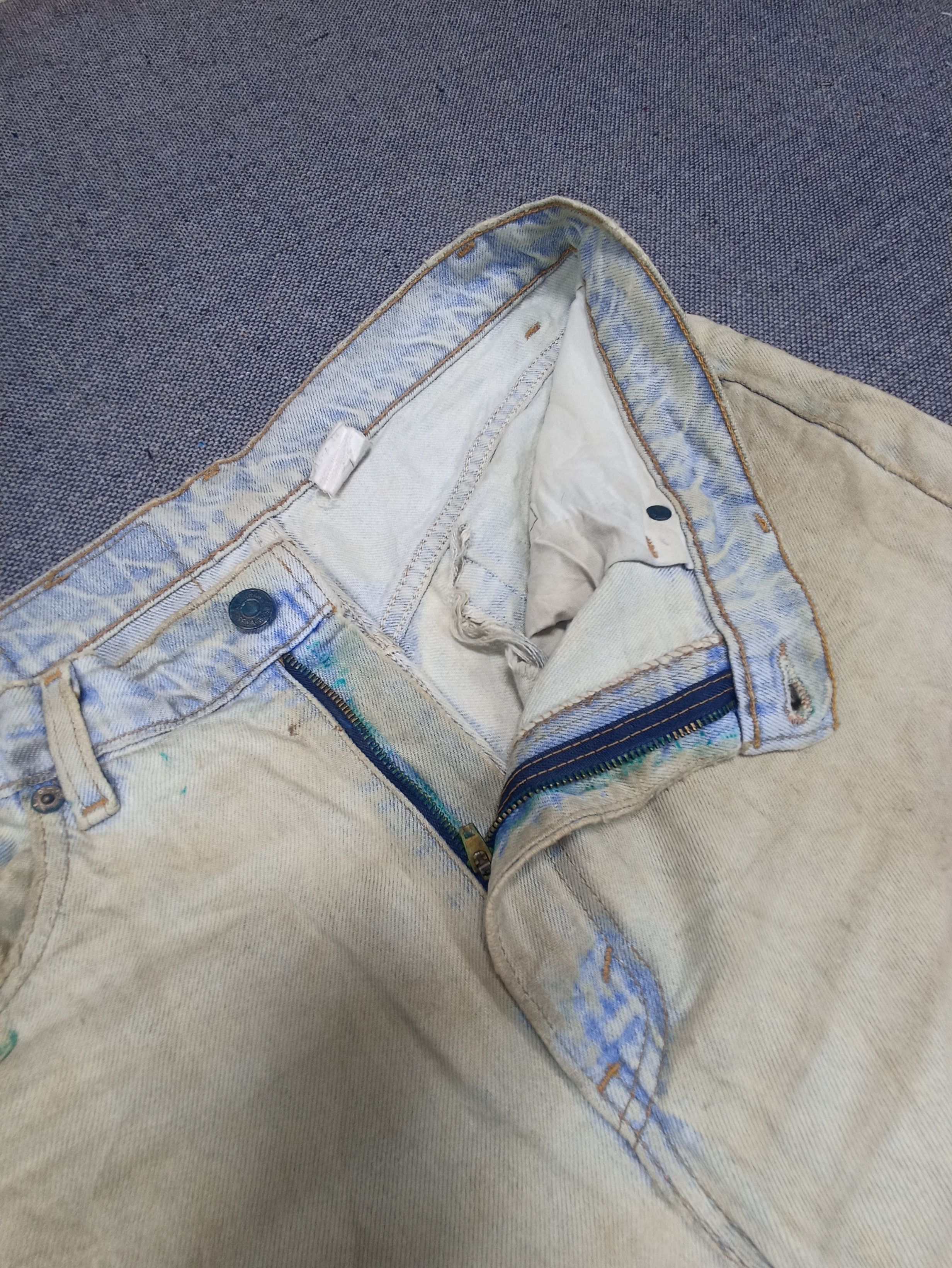 Jean 90s Vintage Levis 505 Mud Wash Jeans- J172 Size US 34 / EU 50 - 3 Thumbnail