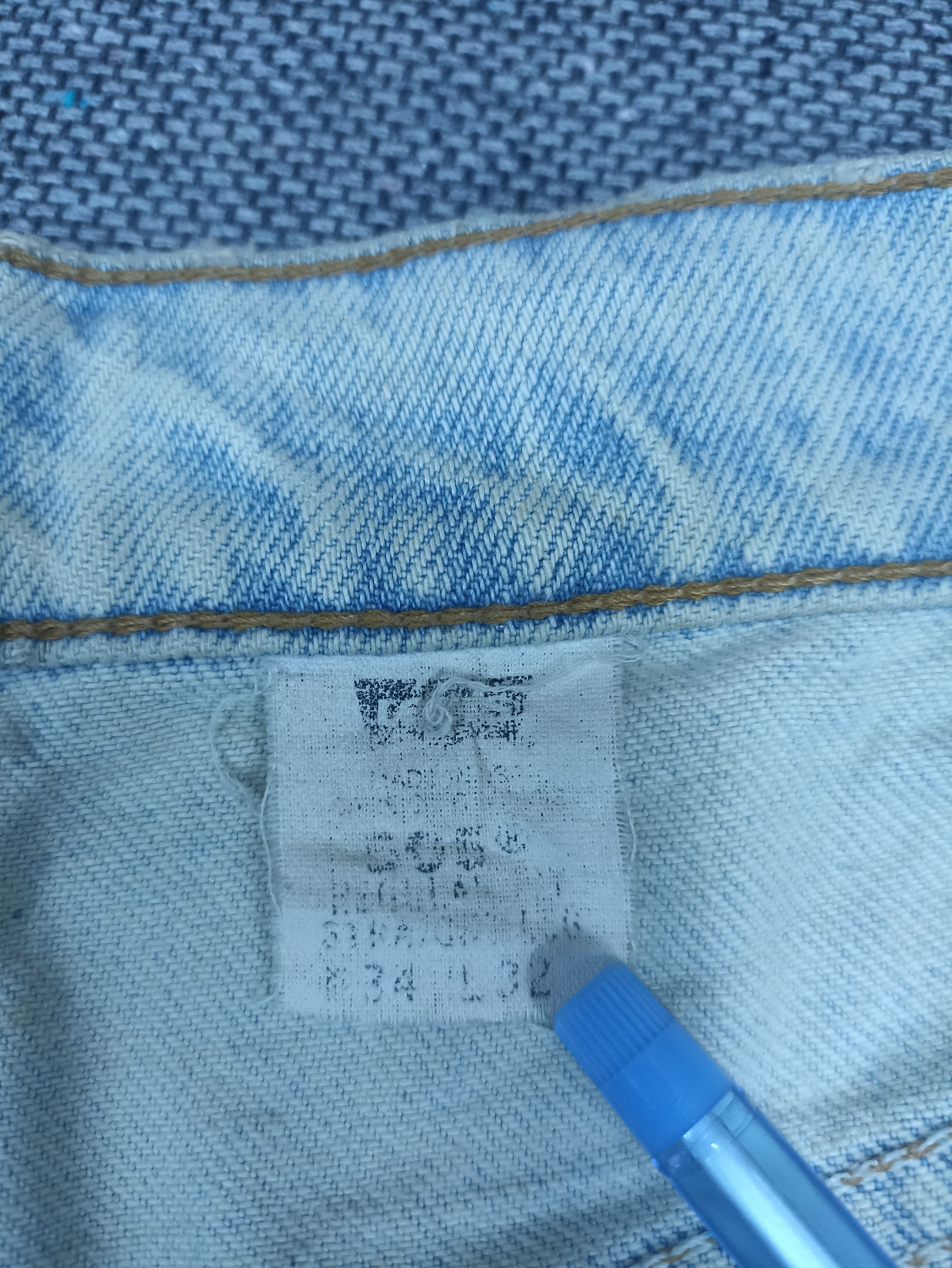 Jean 90s Vintage Levis 505 Mud Wash Jeans- J172 Size US 34 / EU 50 - 5 Thumbnail