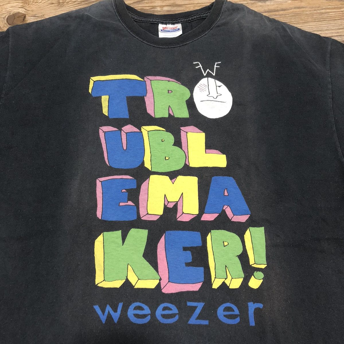 Band Tees Vintage Weezer Troublemaker Rock Band Tshirt Size US XL / EU 56 / 4 - 2 Thumbnail