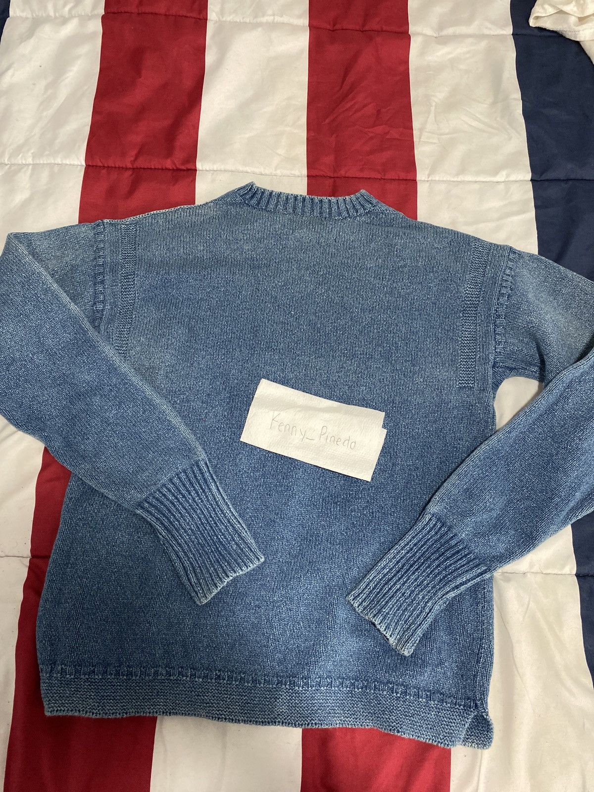 90'S RRL ANCHOR KNIT SWEATER