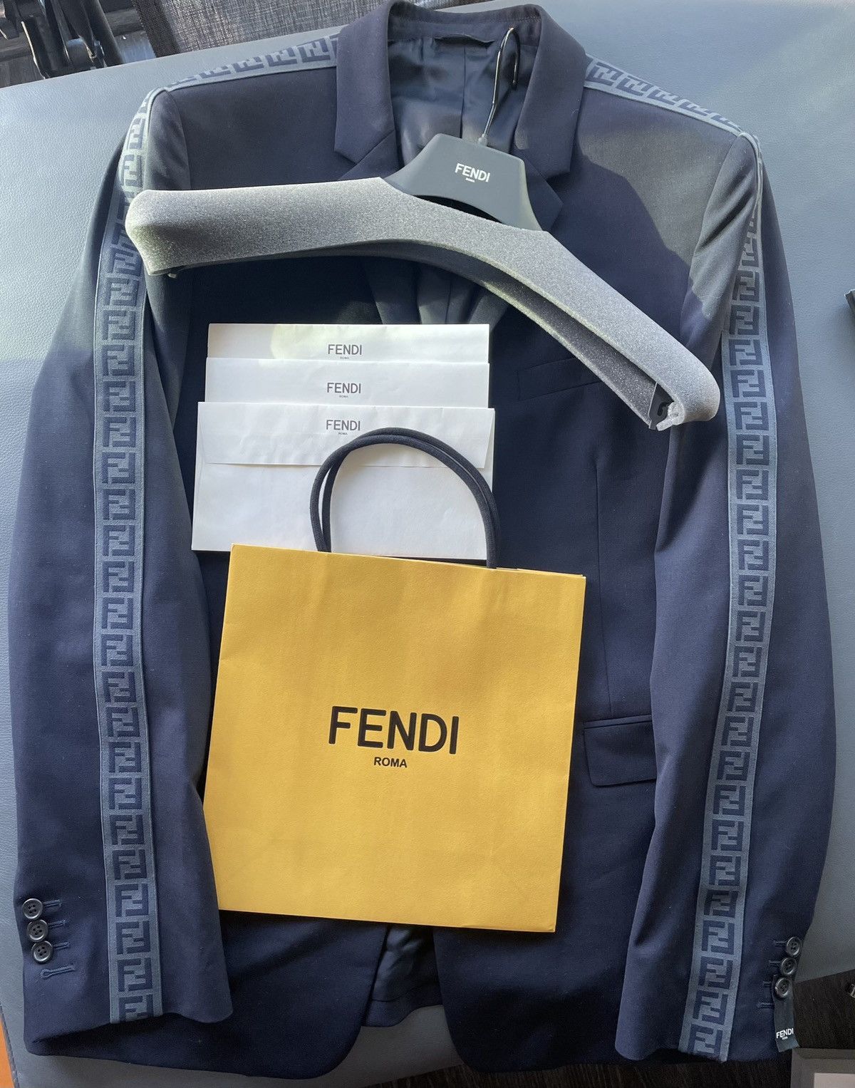 Fendi Brand New Rare Super Runway FF Logo Blazer Limited Edition Size 52L - 5 Thumbnail