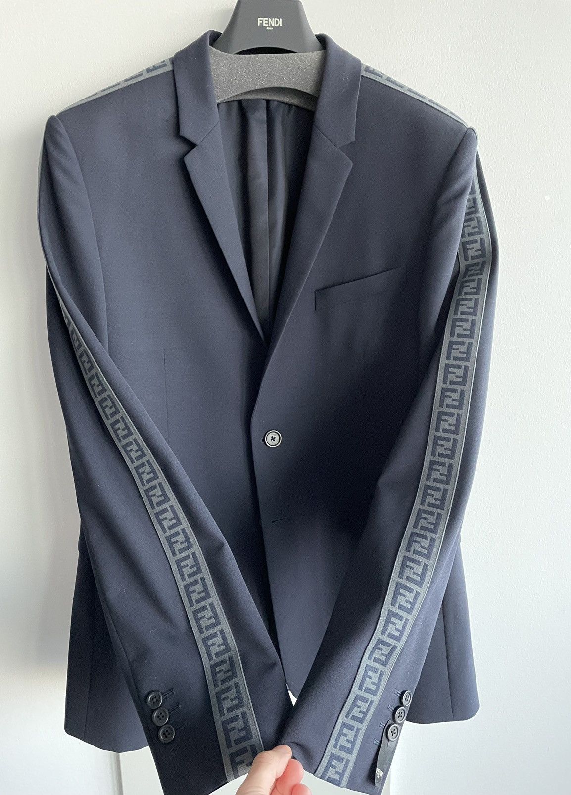 Fendi Brand New Rare Super Runway FF Logo Blazer Limited Edition Size 52L - 2 Thumbnail
