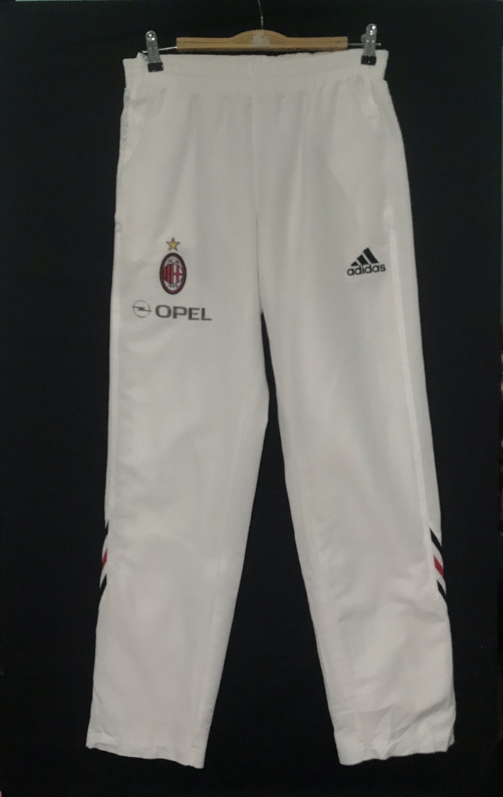Adidas Vintage Adidas Ac Milan Tracksuit pants Grailed
