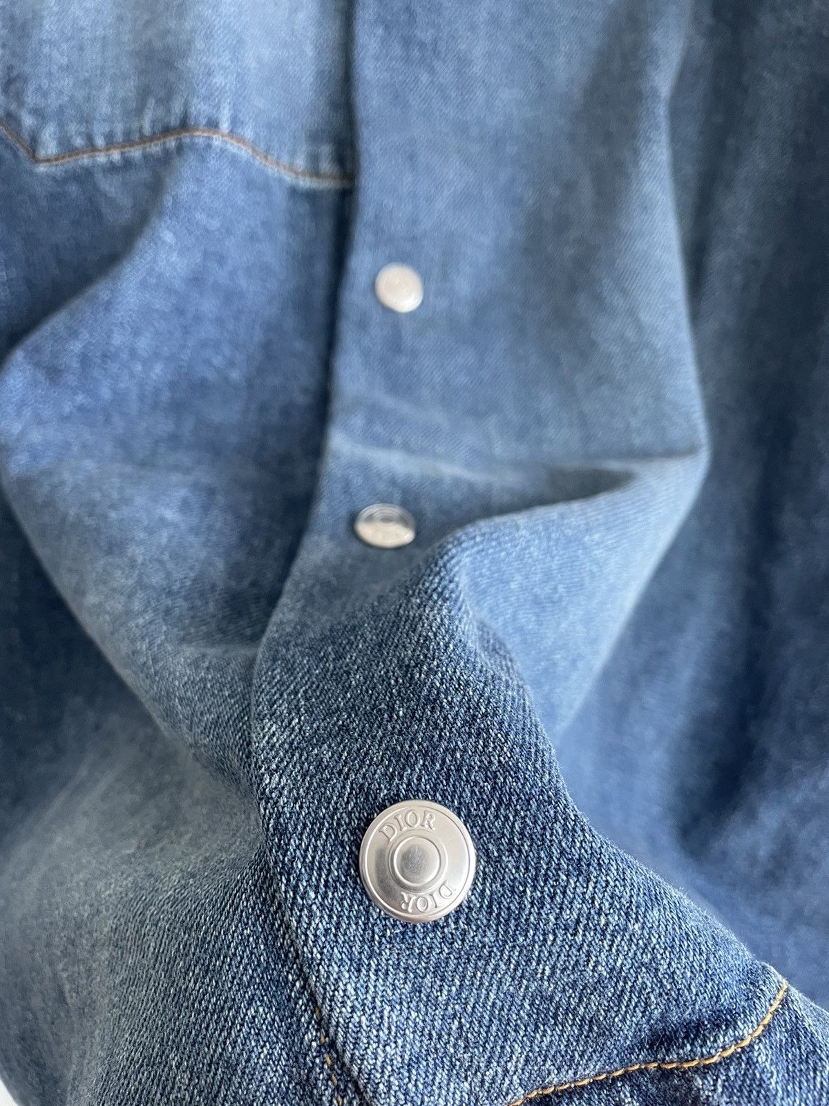 Dior $2,500 Super Runway Dior x Kenny Scharf Denim Jacket Size US XL / EU 56 / 4 - 21 Thumbnail