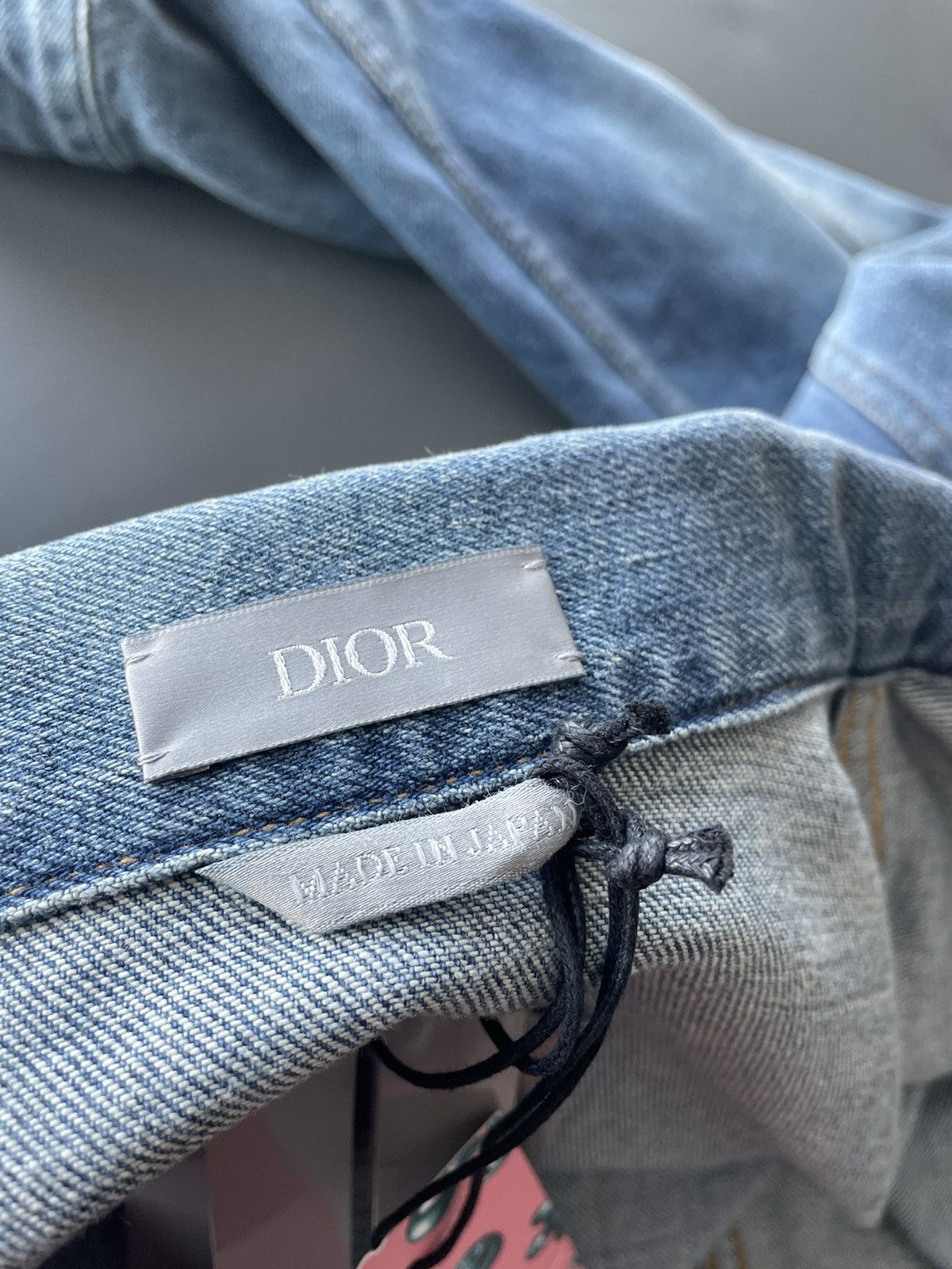 Dior $2,500 Super Runway Dior x Kenny Scharf Denim Jacket Size US XL / EU 56 / 4 - 12 Thumbnail