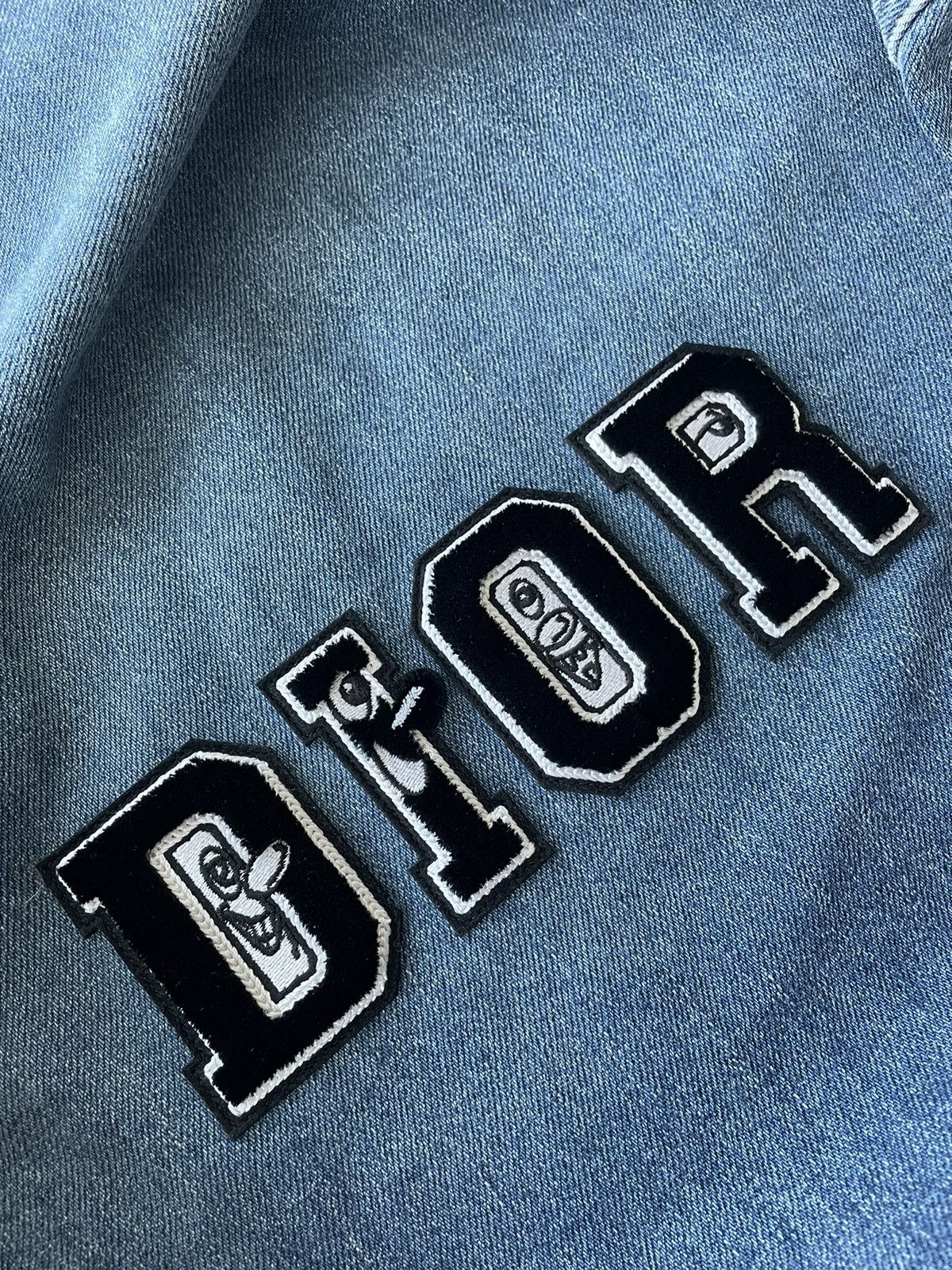 Dior $2,500 Super Runway Dior x Kenny Scharf Denim Jacket Size US XL / EU 56 / 4 - 3 Thumbnail