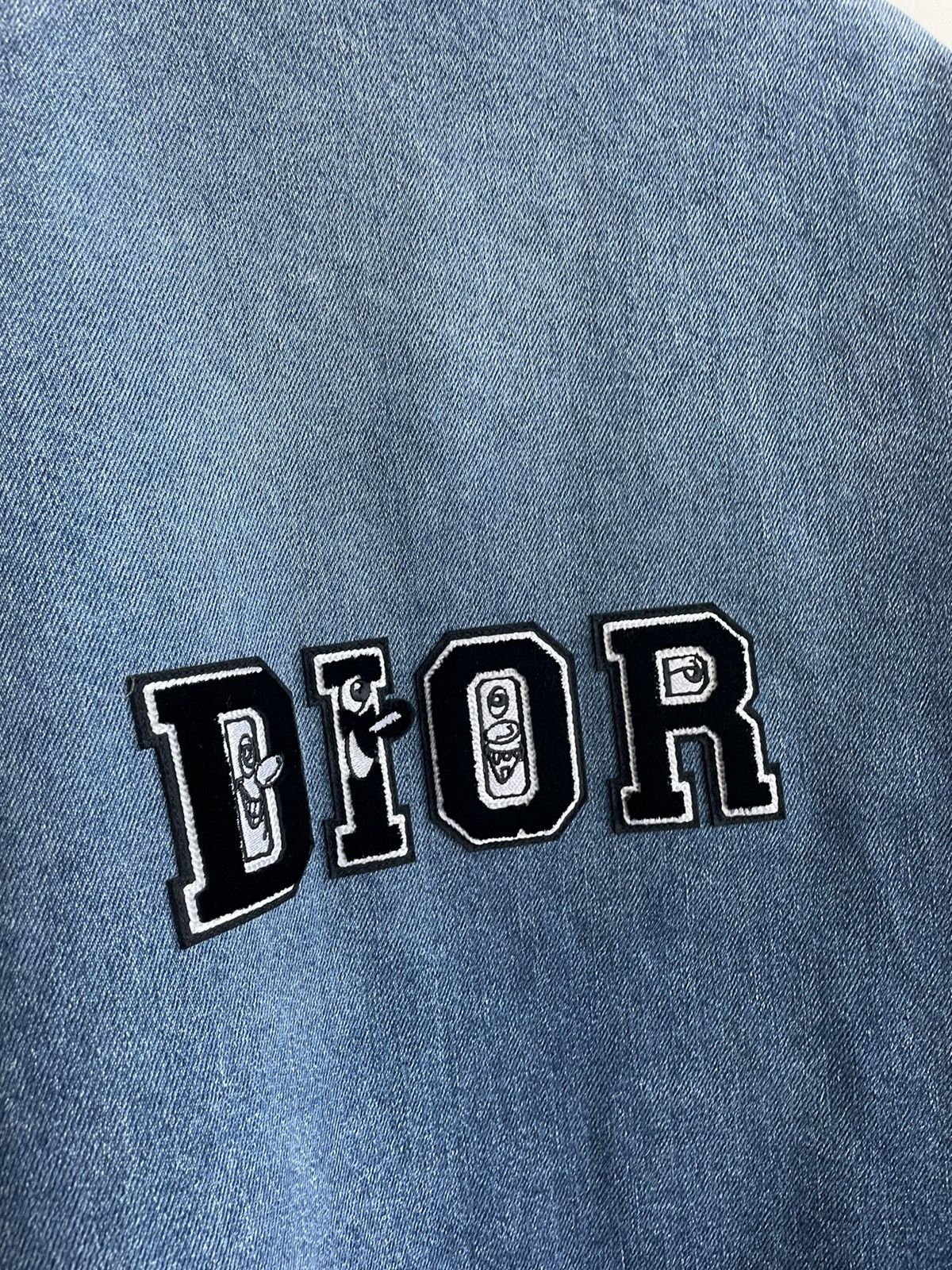 Dior $2,500 Super Runway Dior x Kenny Scharf Denim Jacket Size US XL / EU 56 / 4 - 22 Thumbnail