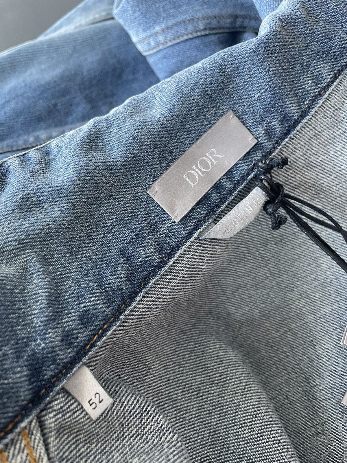 Dior $2,500 Super Runway Dior x Kenny Scharf Denim Jacket Size US XL / EU 56 / 4 - 18 Thumbnail