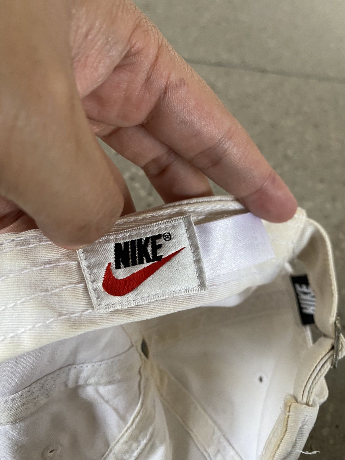 Nike Steal🔥 Vintage 90s Nike Court Hat White Tag Size ONE SIZE - 8 Thumbnail