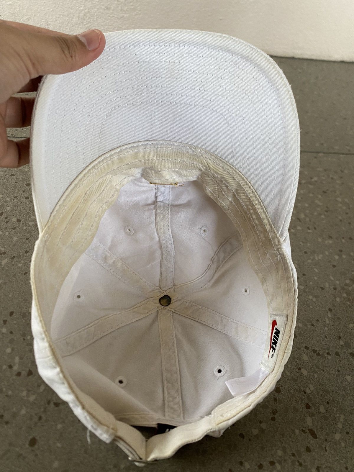 Nike Steal🔥 Vintage 90s Nike Court Hat White Tag Size ONE SIZE - 7 Thumbnail