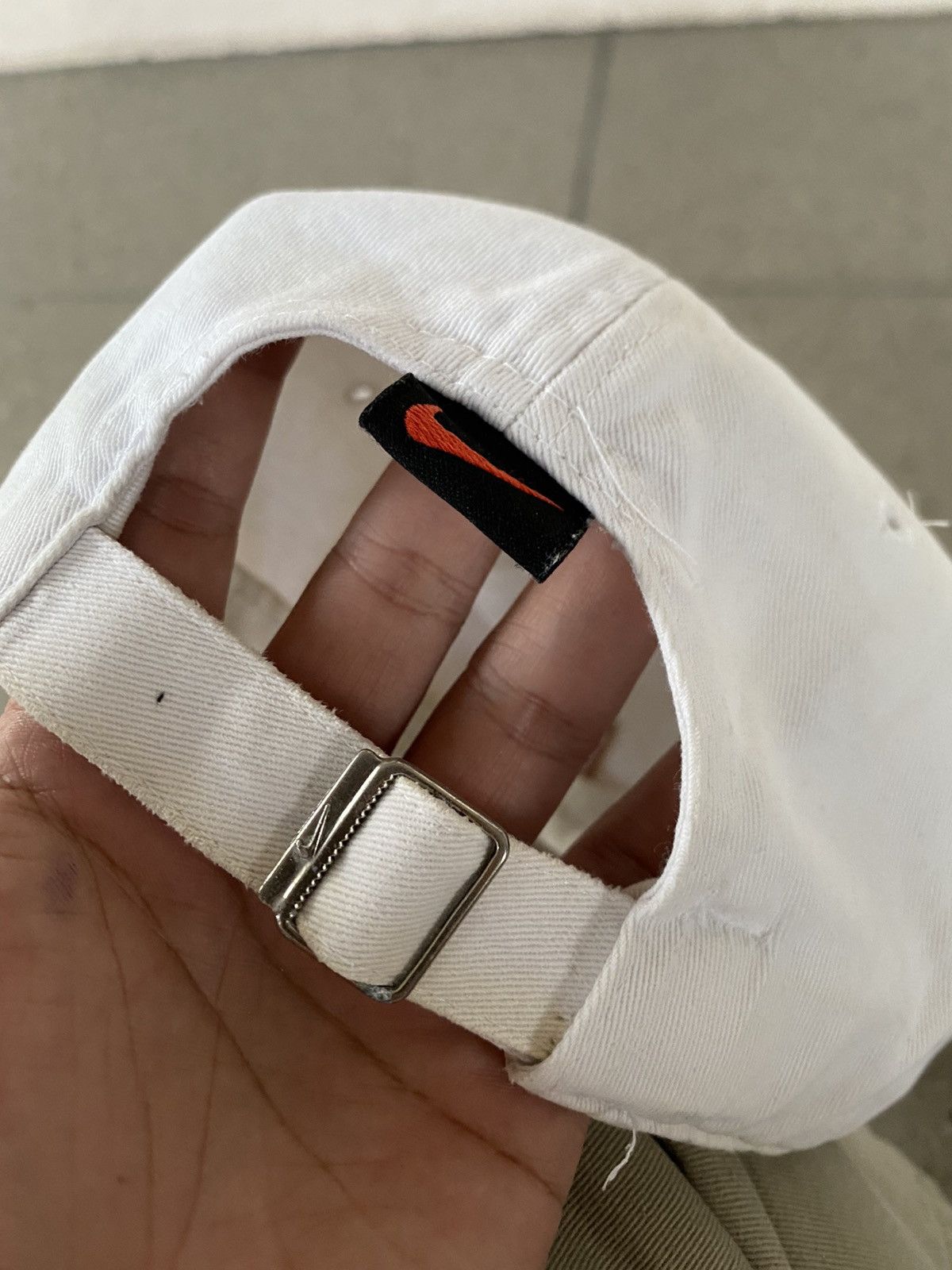 Nike Steal🔥 Vintage 90s Nike Court Hat White Tag Size ONE SIZE - 6 Thumbnail
